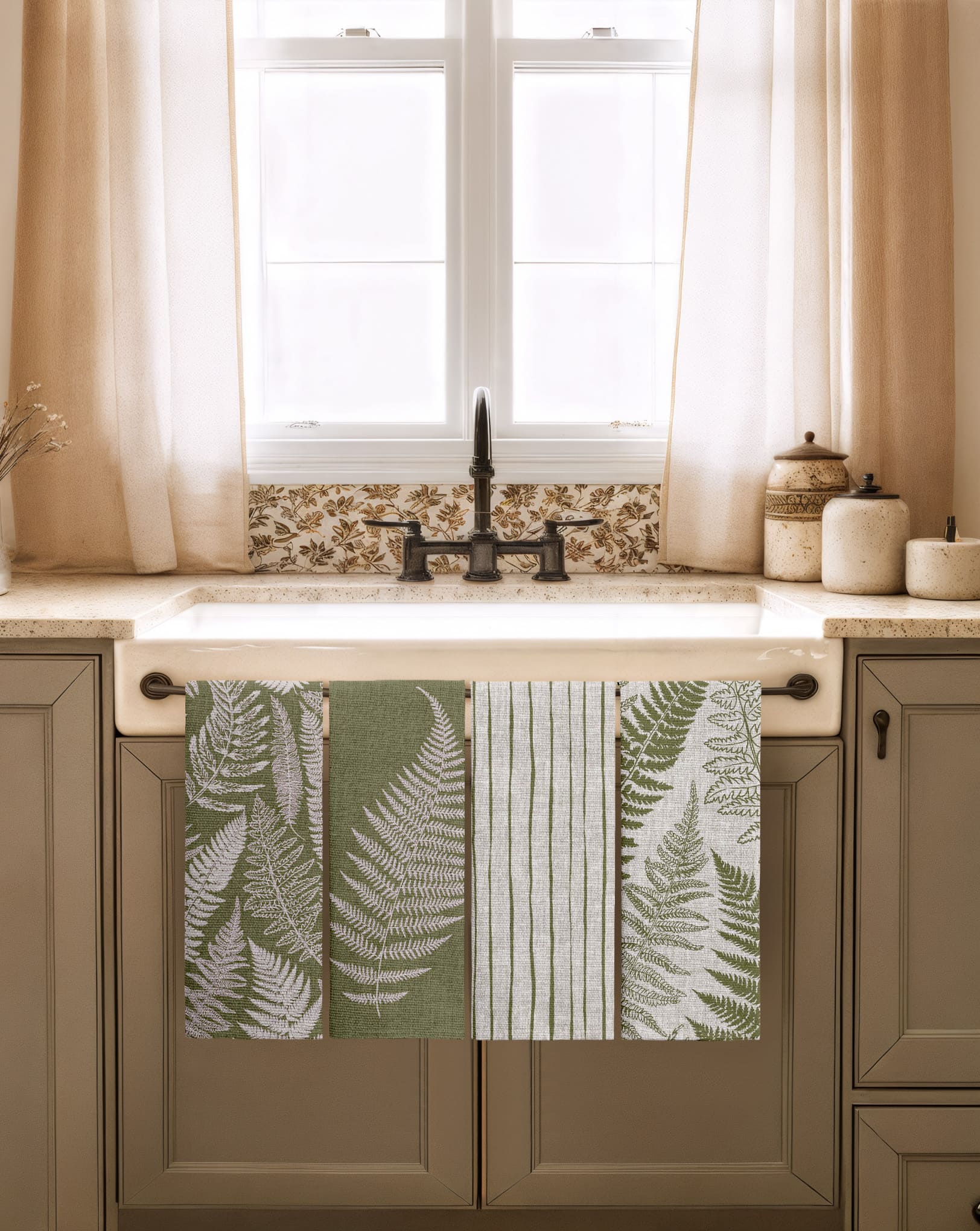 Комплект полотенец Mia Cara Листья папоротника 0