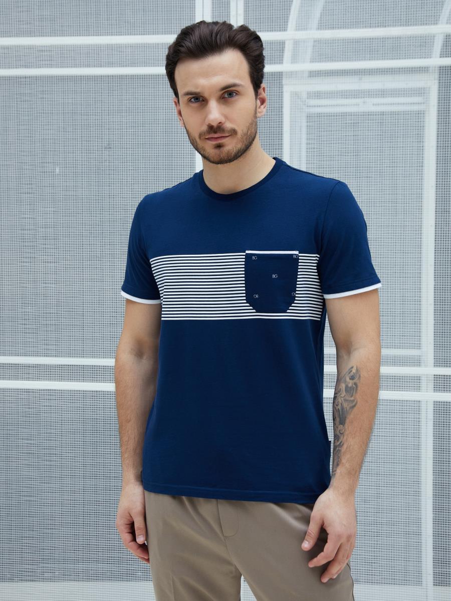 Футболка Resort Темно-синий, BeGood 2