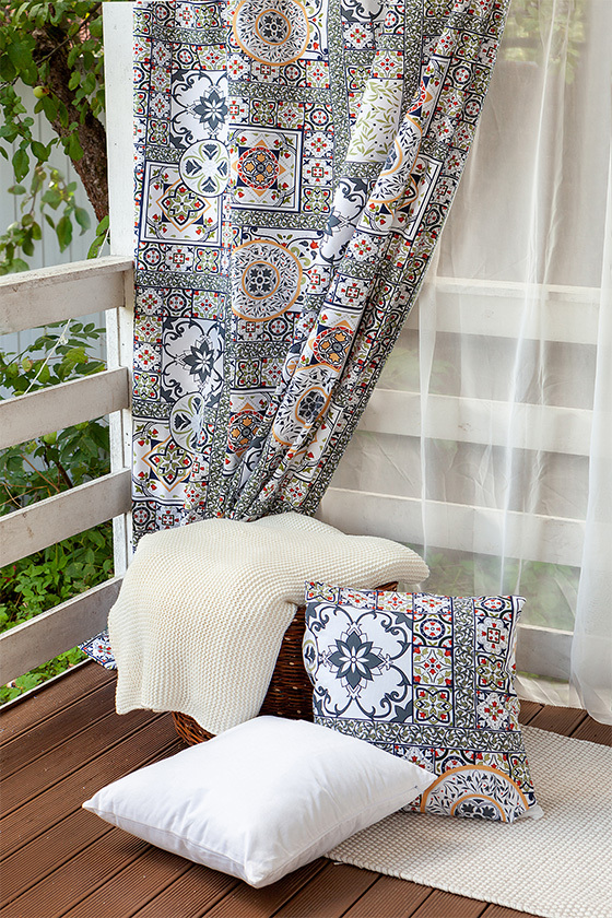 Штора "Азулежу", Mia Cara 1