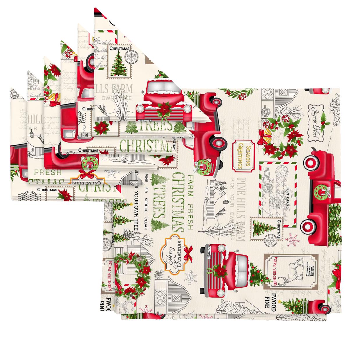 Комплект столового белья Mia Cara Новогоднее путешествие 3