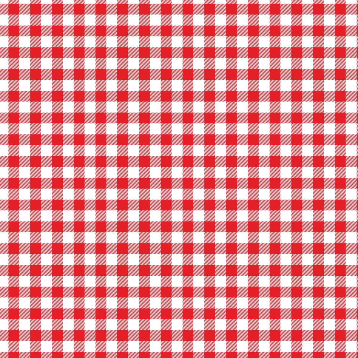 Скатерть Fine Line Клетка красная 2