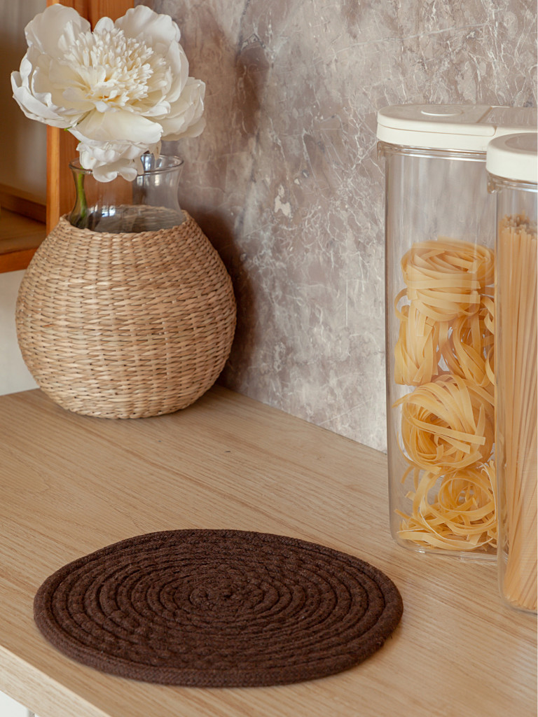 Подставка под горячее, коричневый, Унисон 3