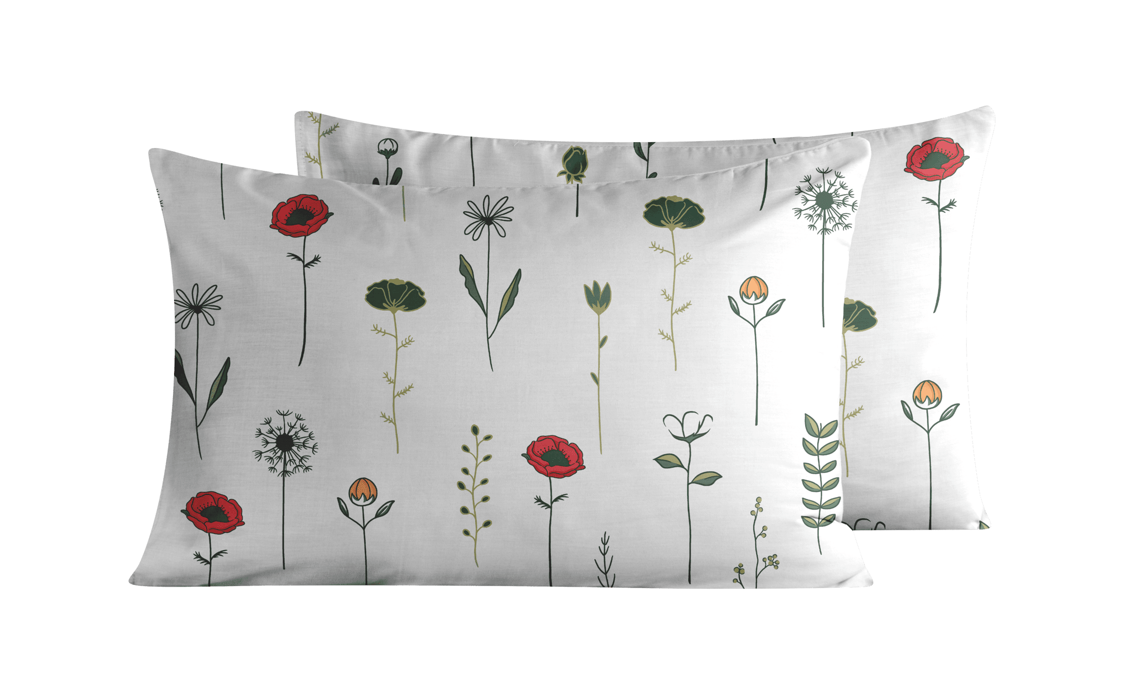 Комплект наволочек Унисон Цветущий Белый 0