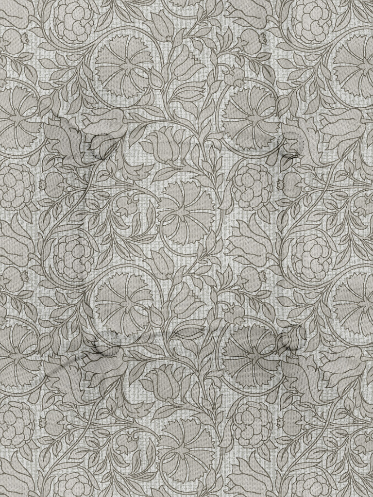 Подушка на стул квадратная с тафтингом "Linen", Унисон 1