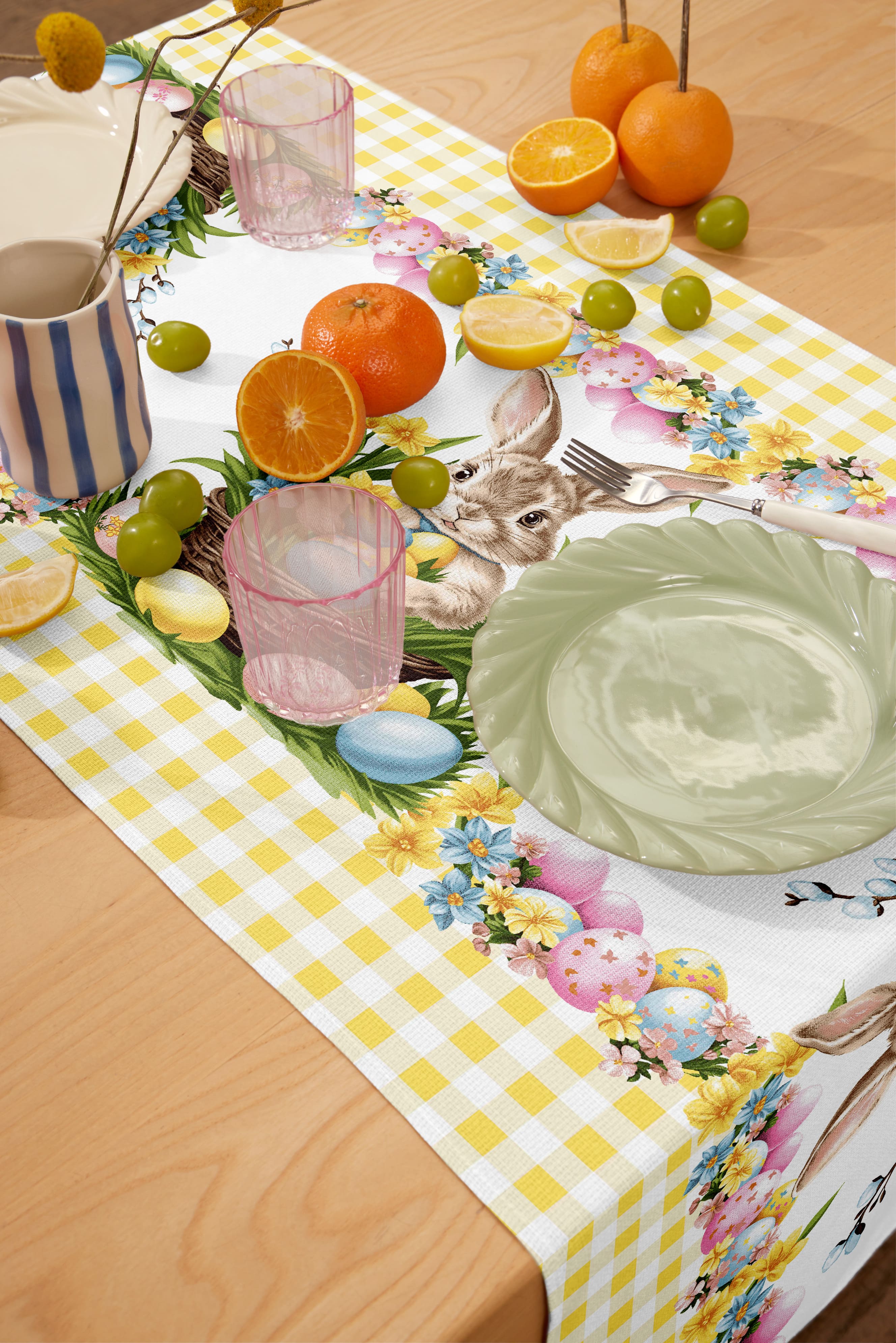 Скатерть-дорожка Унисон Пасхальный кролик 3