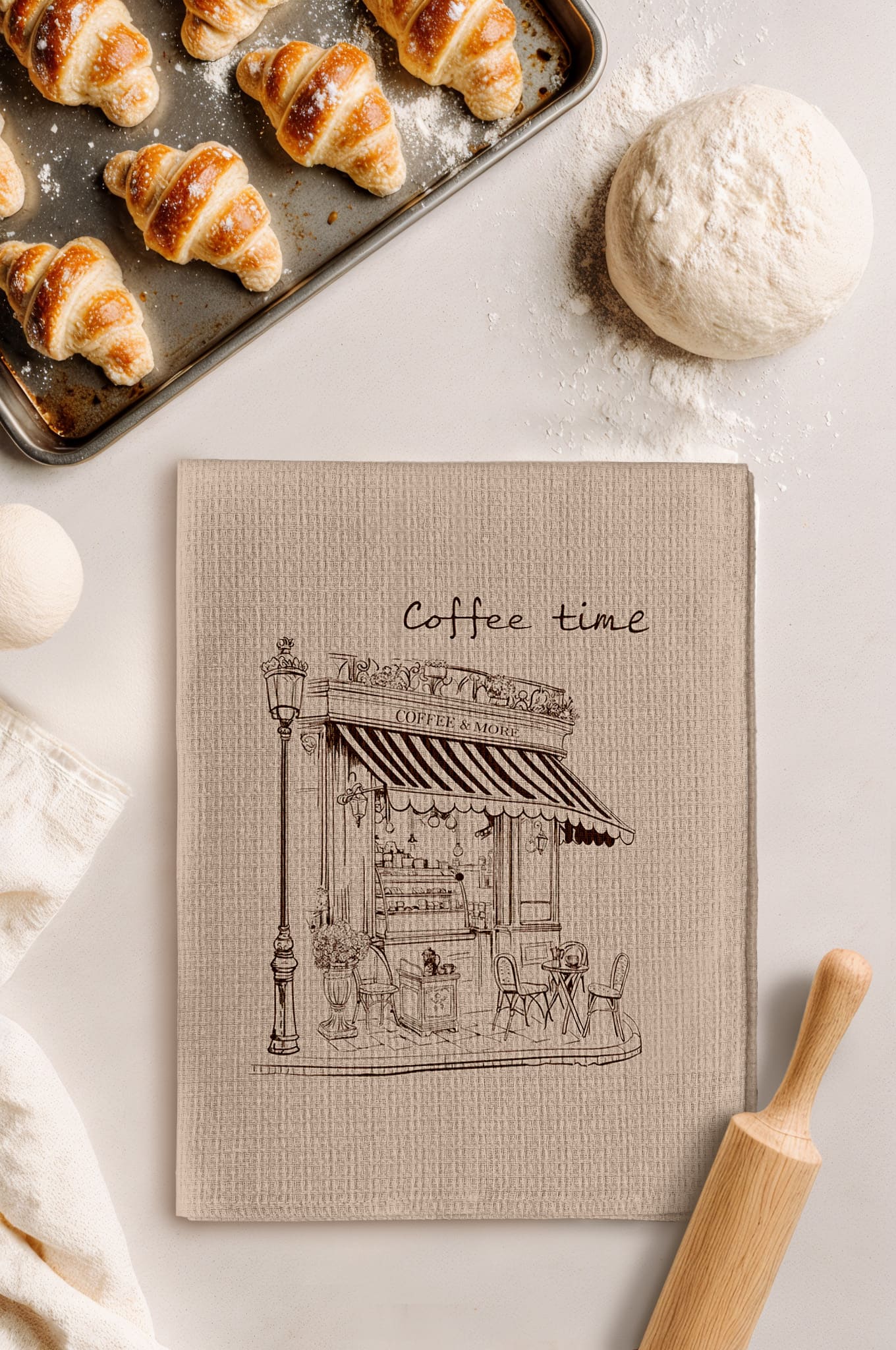 Комплект полотенец Mia Cara Парижское кафе 1