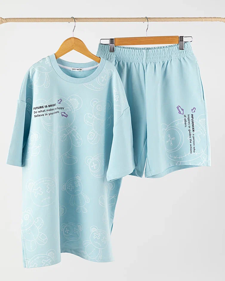 Комплект Soft lines Голубой, Crazy Getup 4