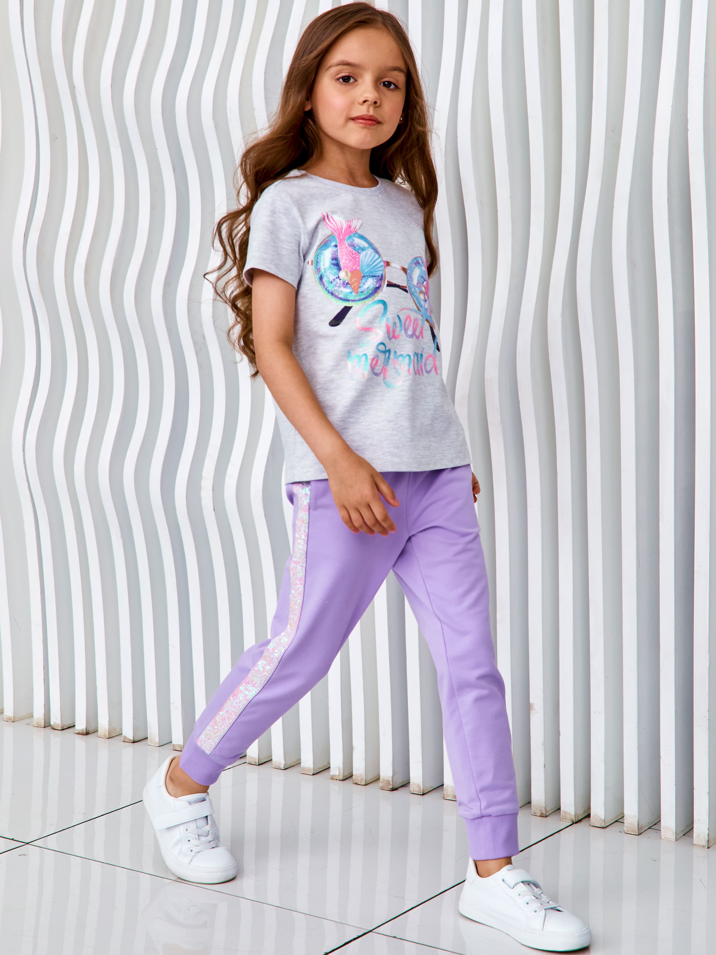 Брюки MERMAID Сиреневый, Juno 1