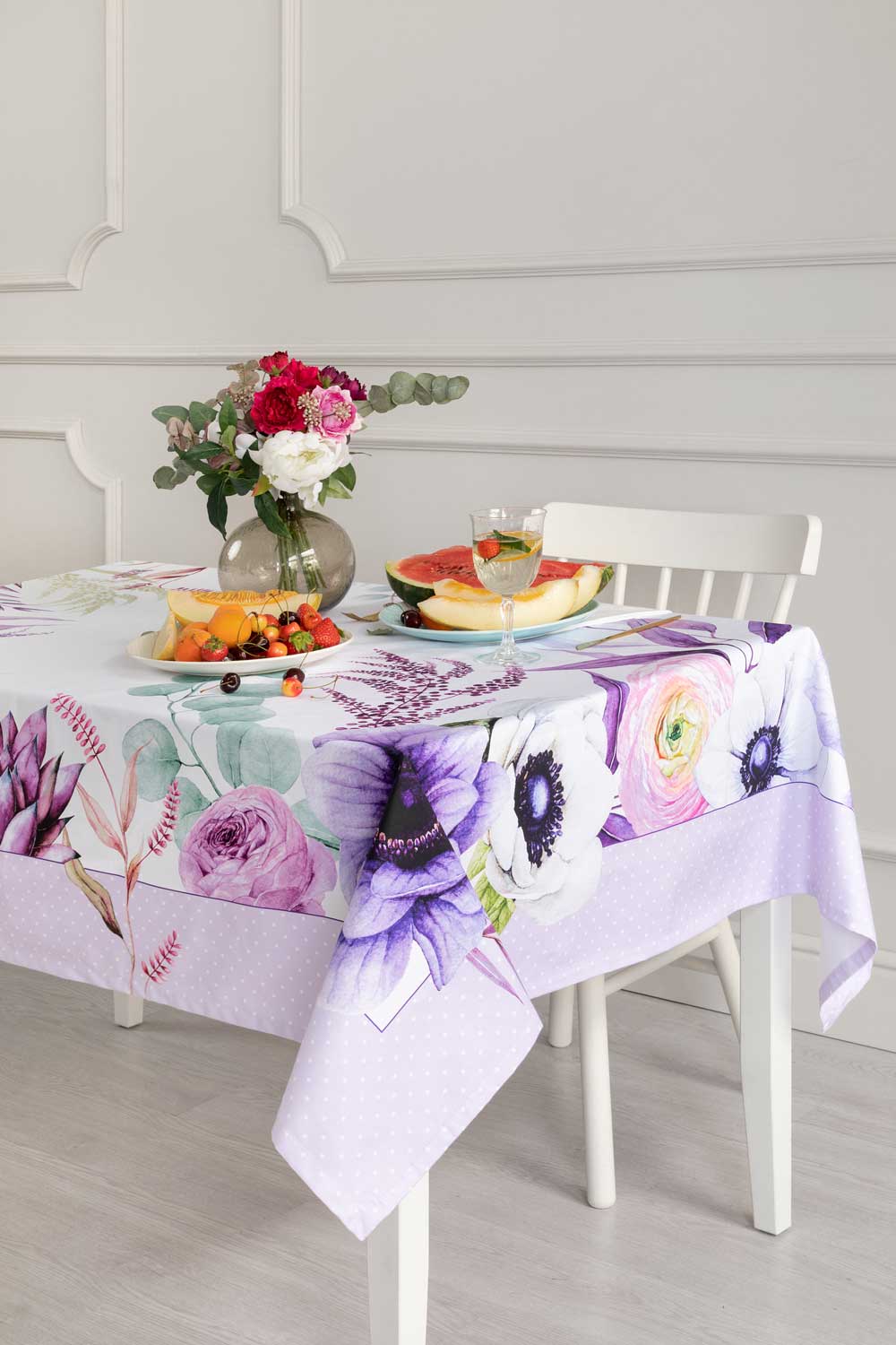 Скатерть рогожка "Виолет", Mia Cara 3