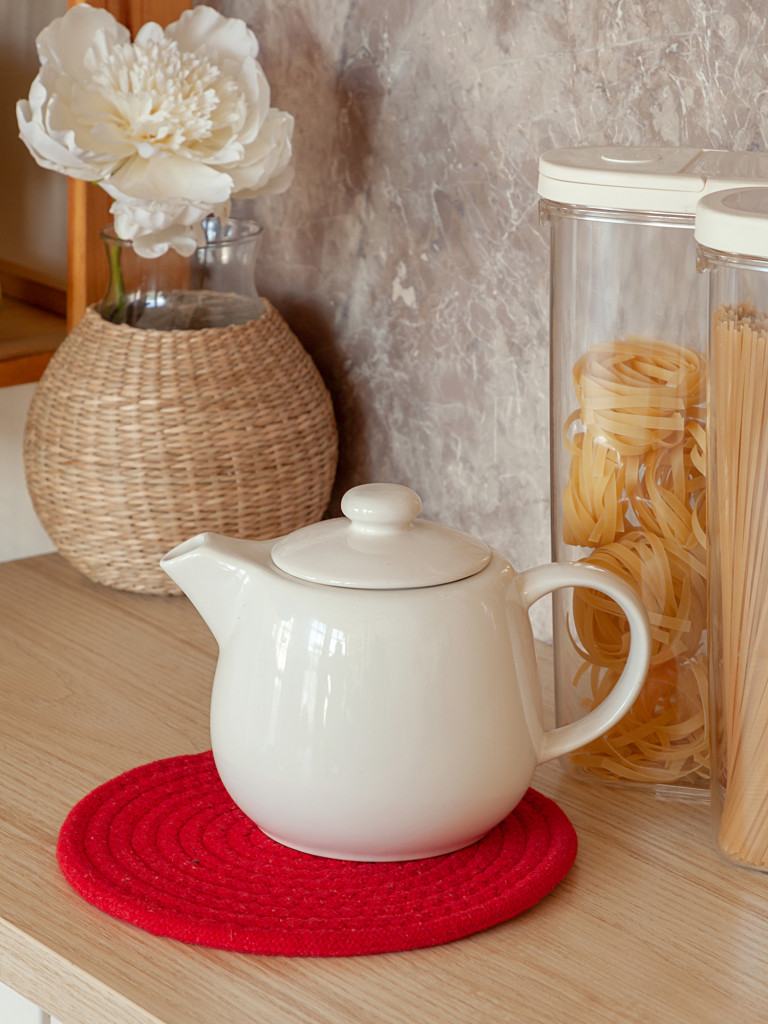 Подставка под горячее, красный, Унисон 0