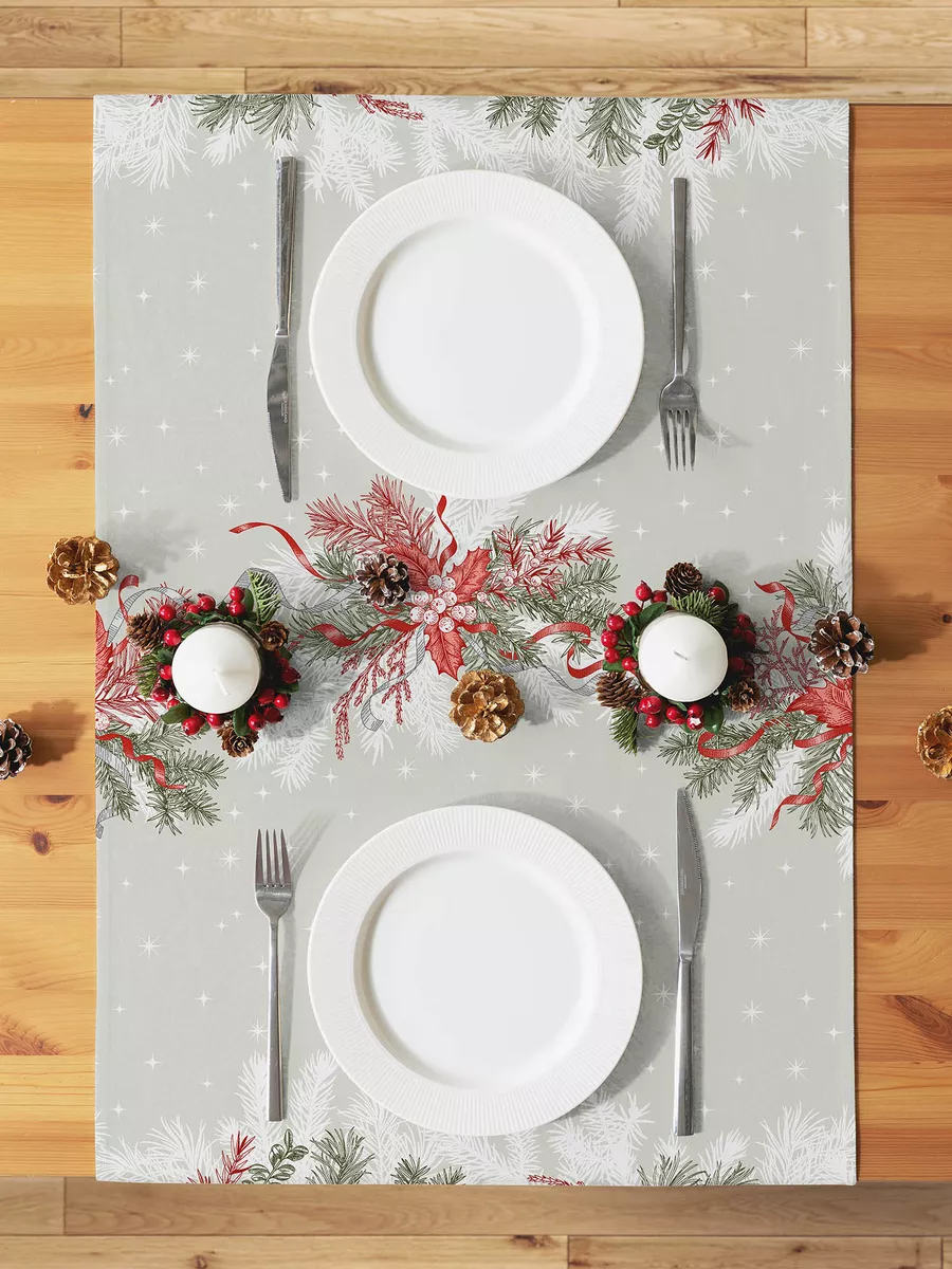 Скатерть-дорожка Унисон Golden holiday 3