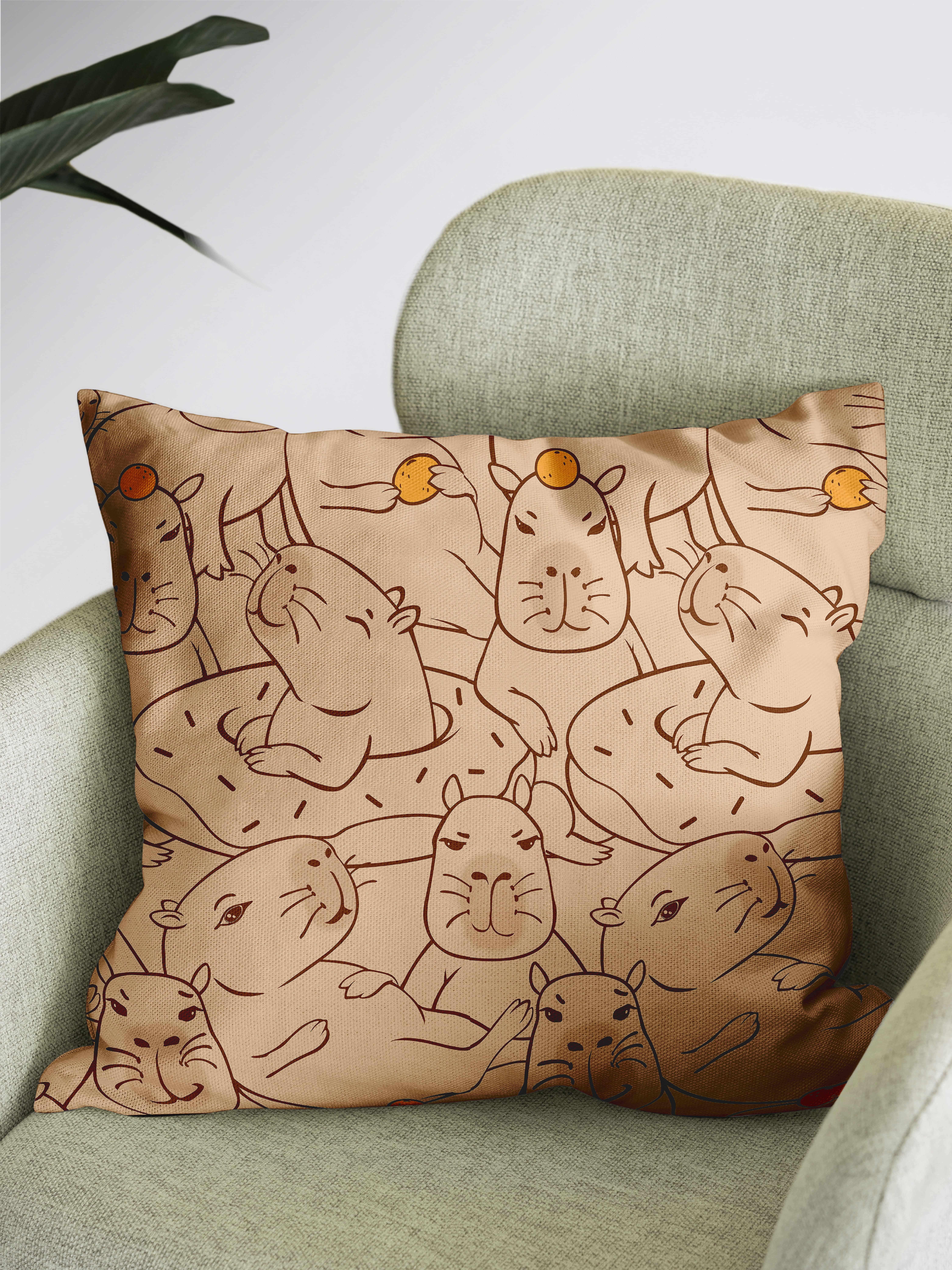 Подушка декоративная Crazy Getup Capybara 1