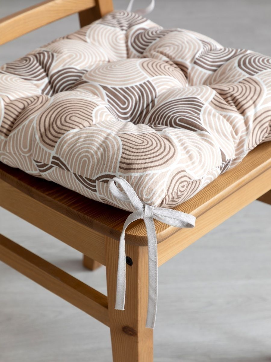 Комплект подушек на стул с тафтингом "Vogue", Унисон 1