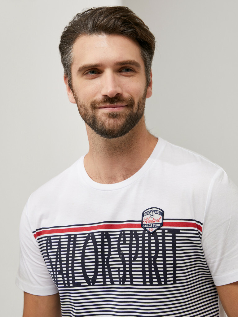 Футболка "Sailor Spirit", белый, BeGood 4