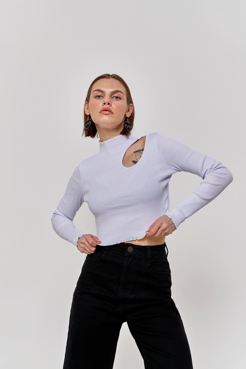 Лонгслив с вырезом Crazy Getup 6