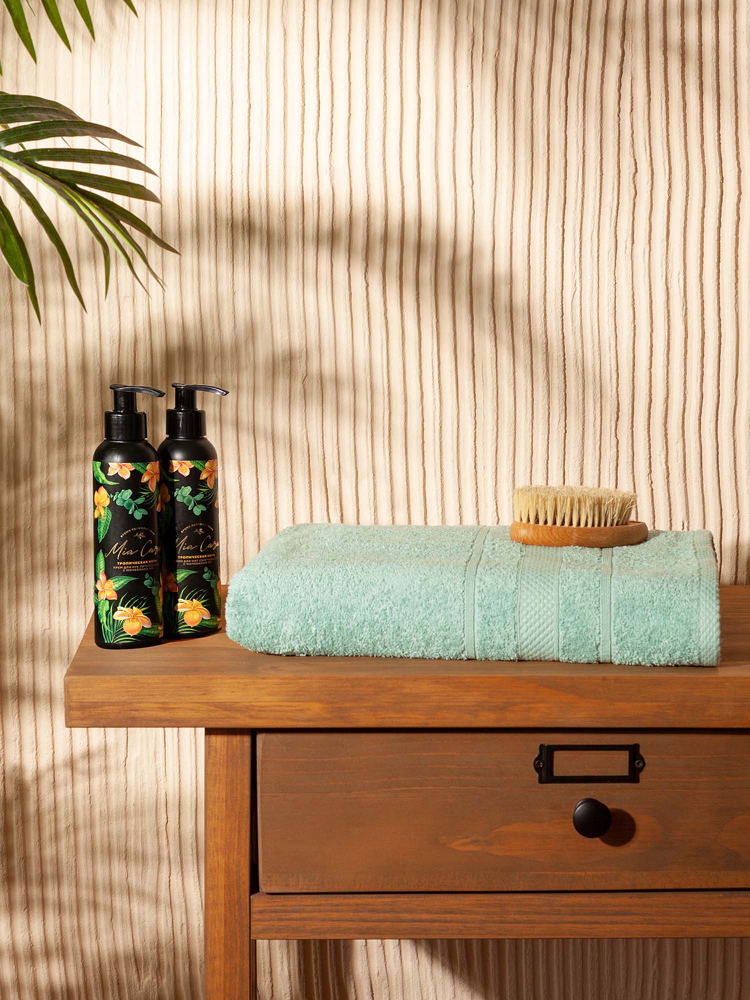 Полотенце махровое "Барбара", мятный, Mia Cara 0