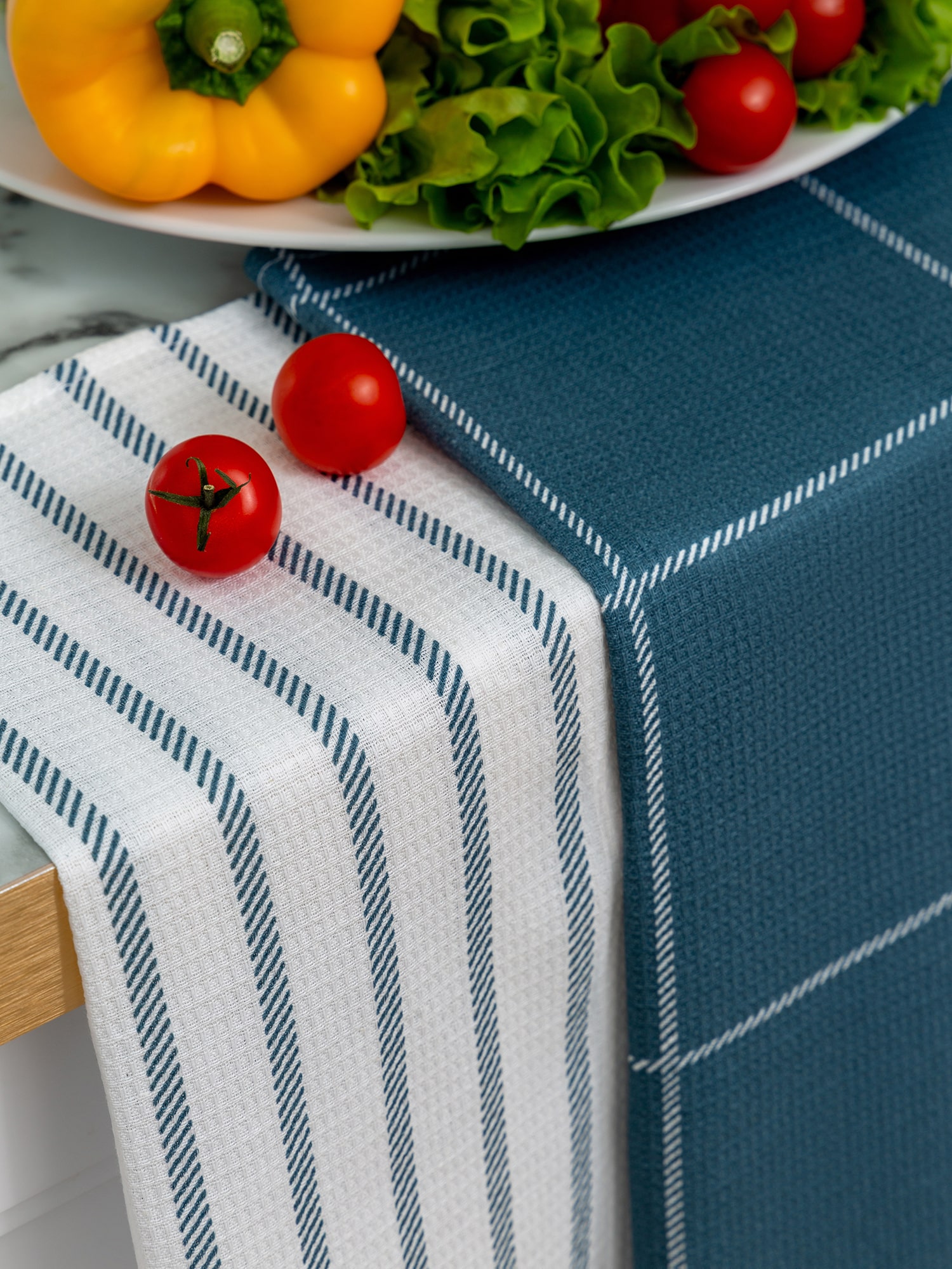 Комплект полотенец Унисон Blue minimalistic 1