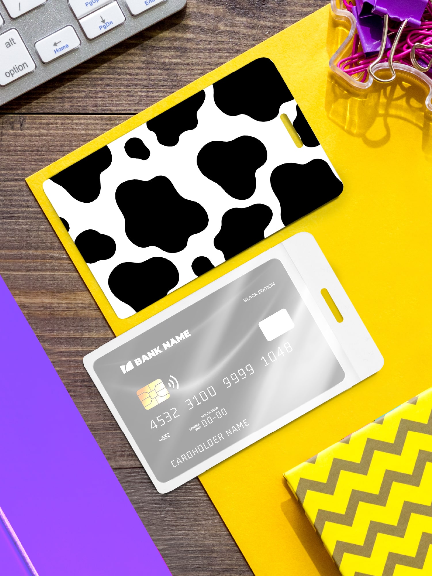 Чехол для карт "Crazy Getup" Cow  2