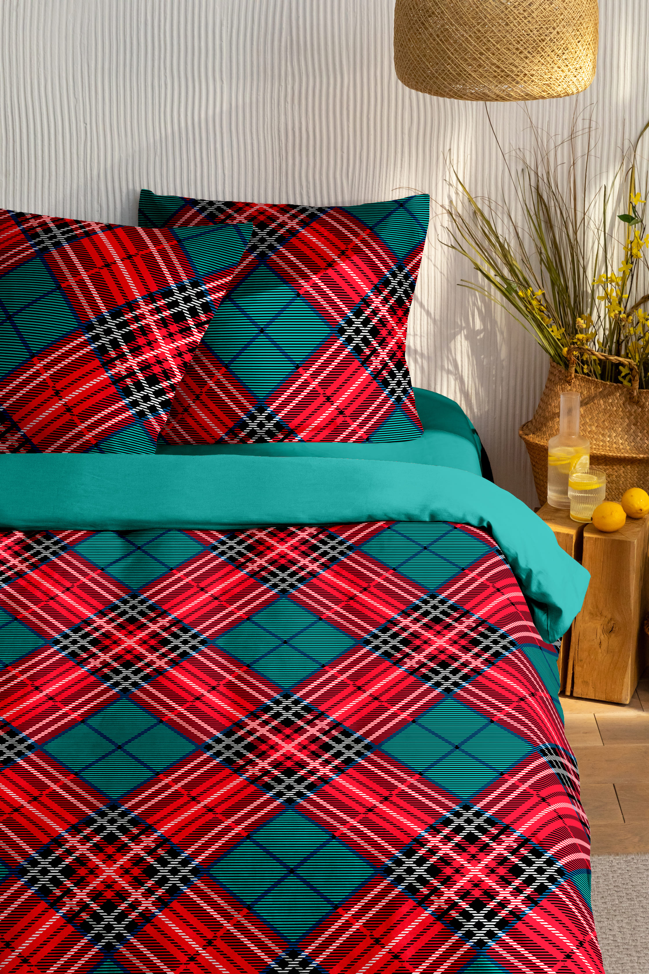 Постельное бельё Унисон Клетка 4