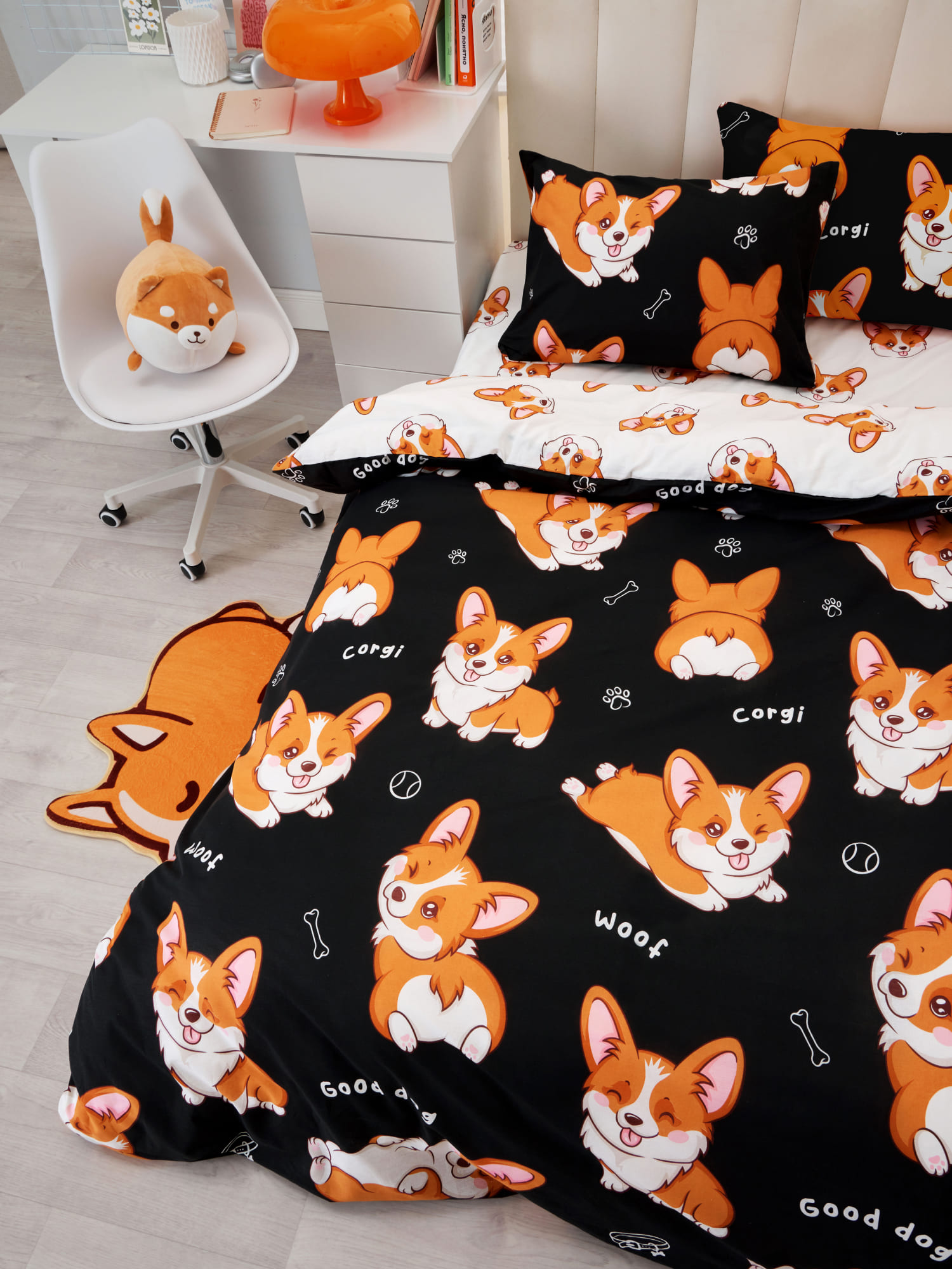 Постельное бельё, Crazy Getup, Корги 5