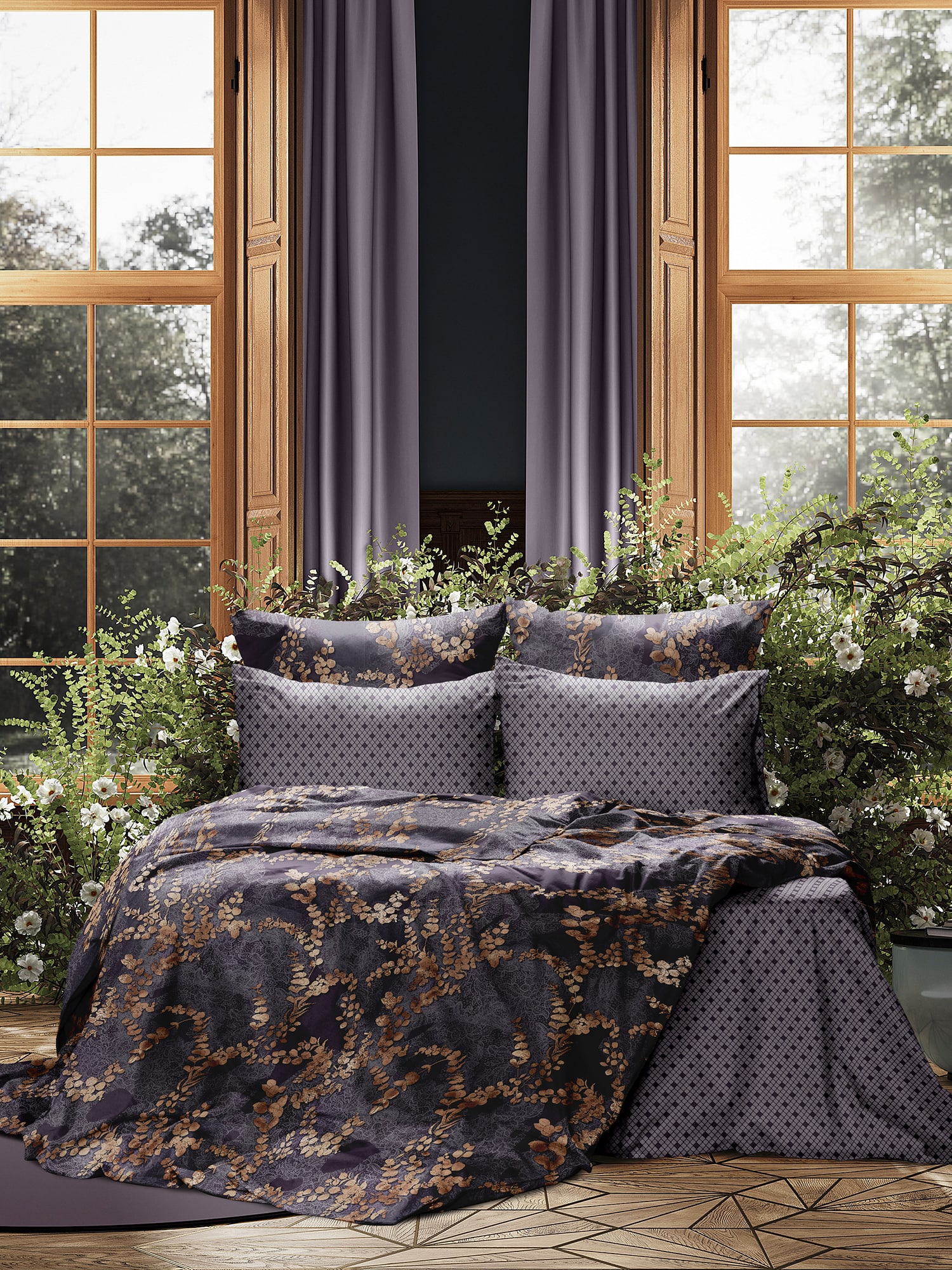 Постельное бельё Mia Cara Таинственный сад 1