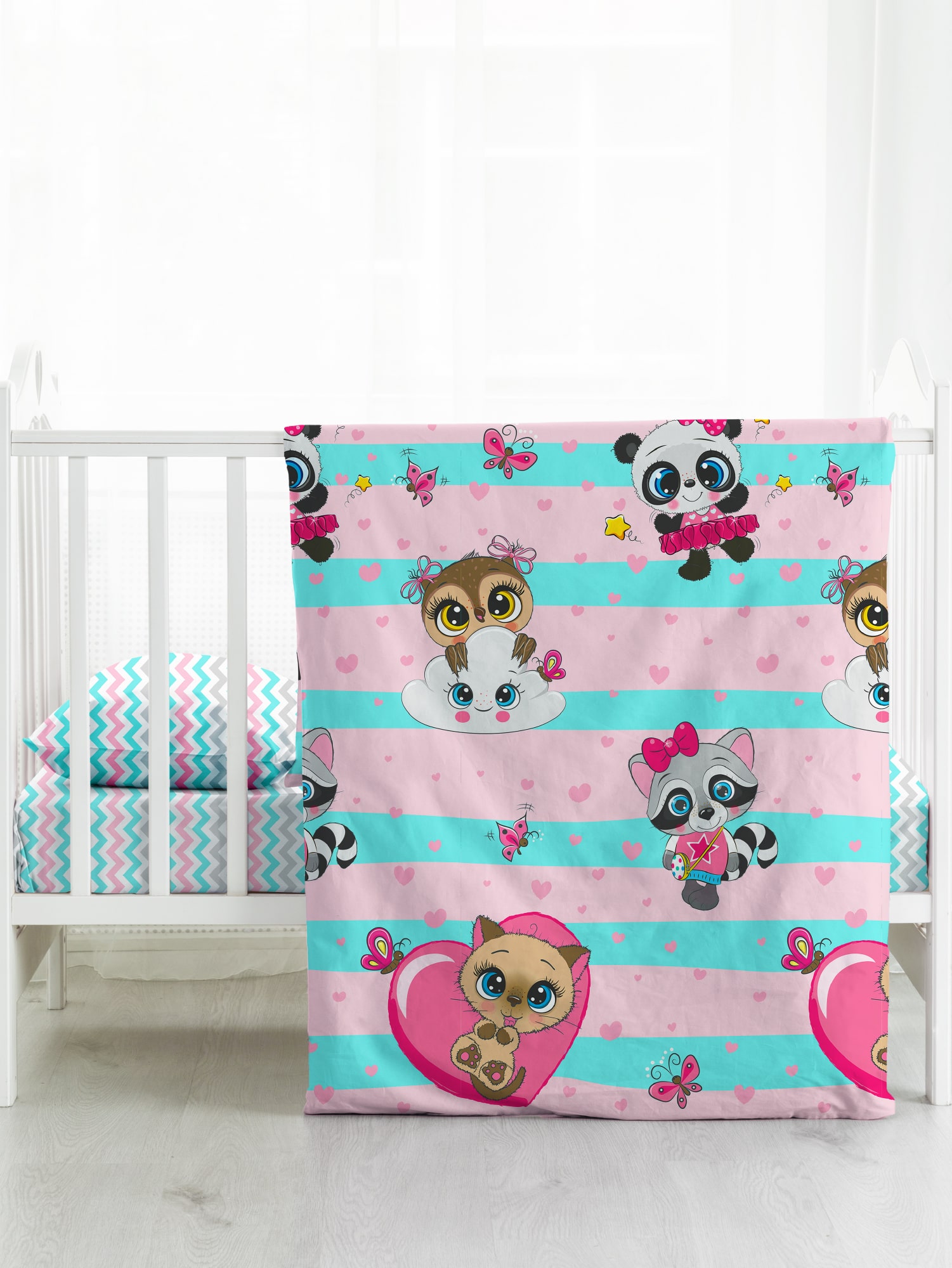 Пододеяльник Juno Малыши девочки 1