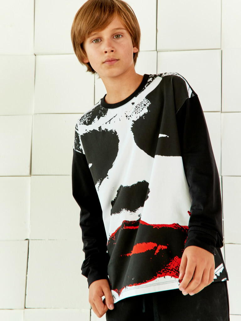 Лонгслив Бэтмен Темный рыцарь (Джокер), Crazy Getup 4