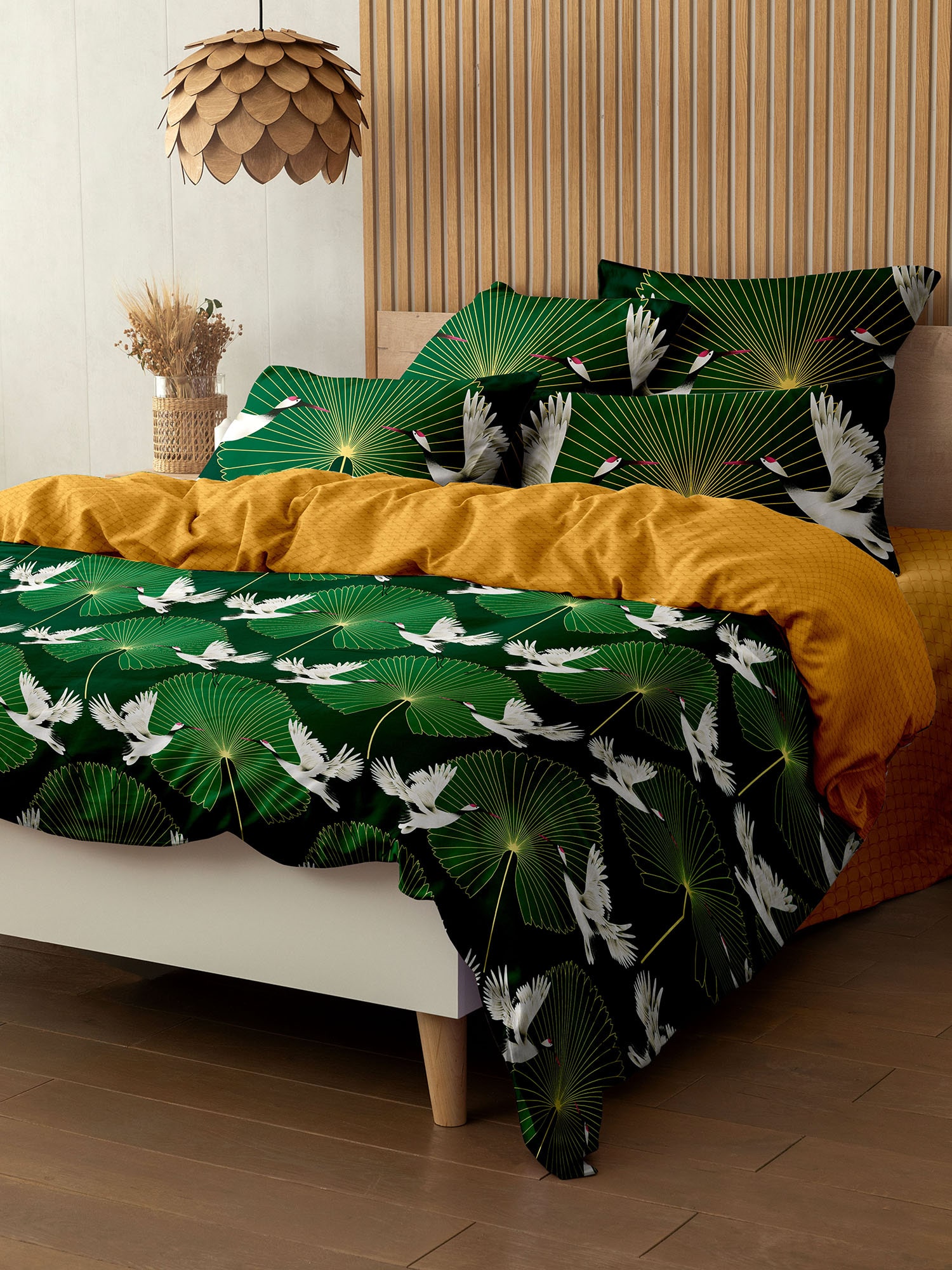 Постельное бельё Унисон Сranes 2