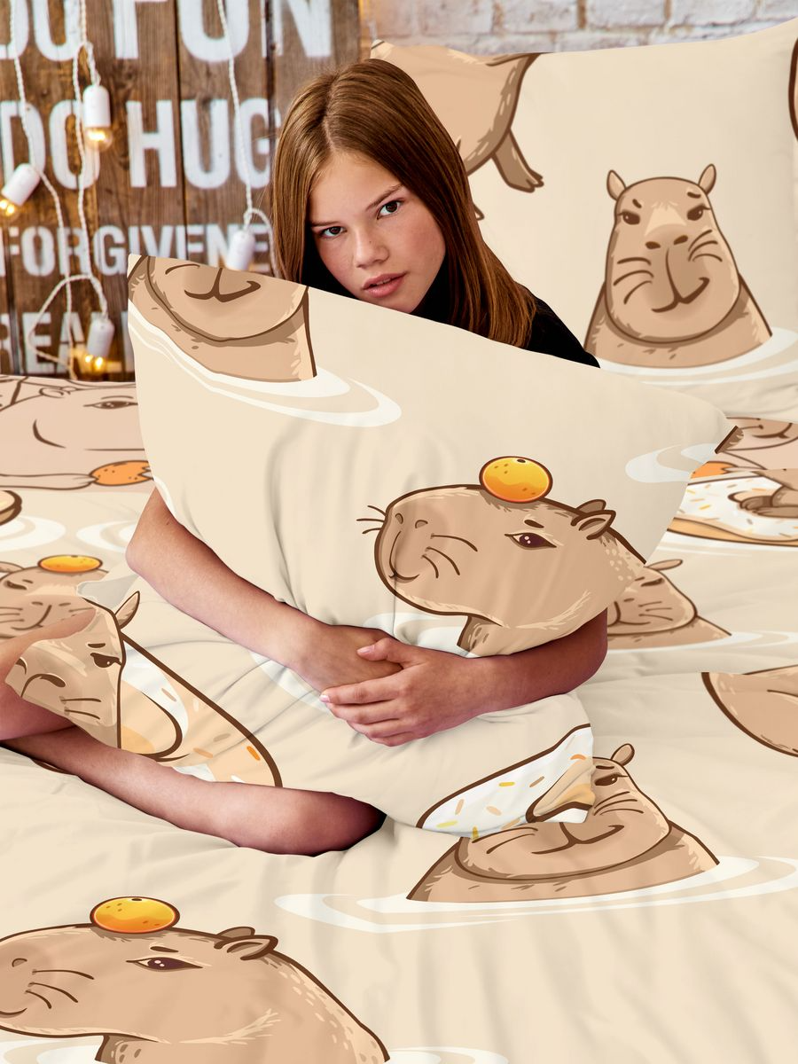 Постельное бельё Crazy Getup Capybara 3