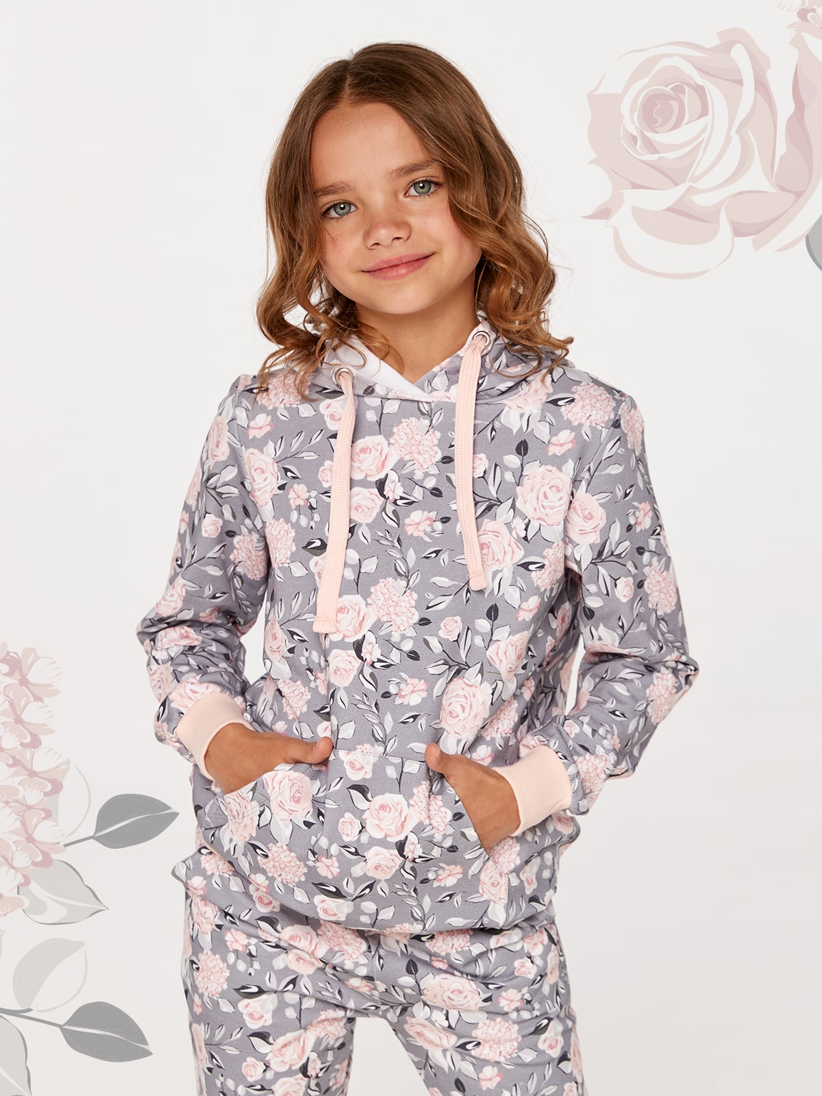 Худи / толстовка Juno Розы 1