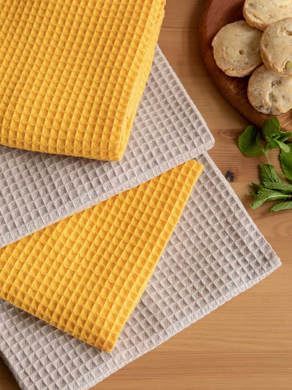 Комплект вафельных полотенец, Унисон 1