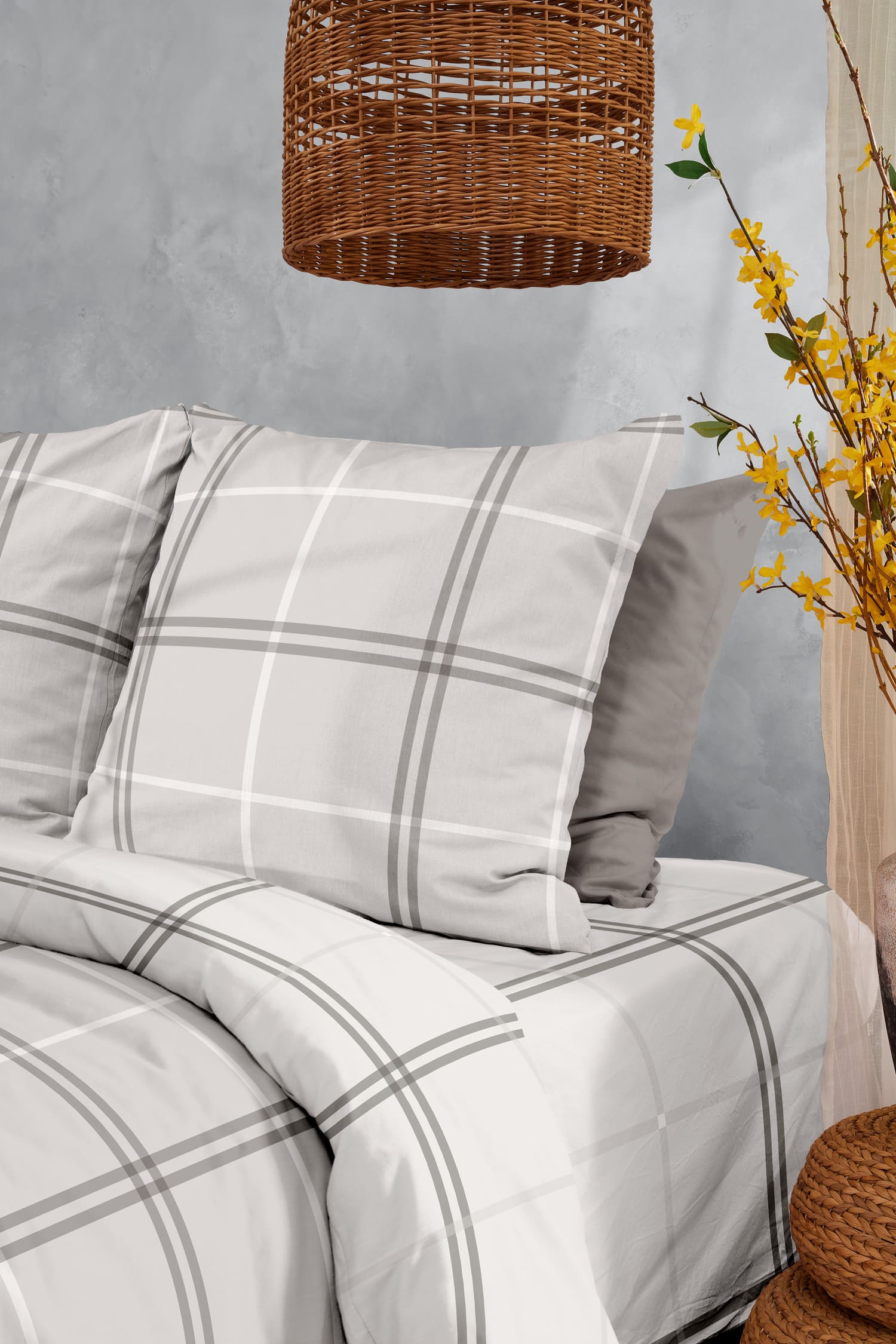 Постельное бельё Унисон Клетка 2