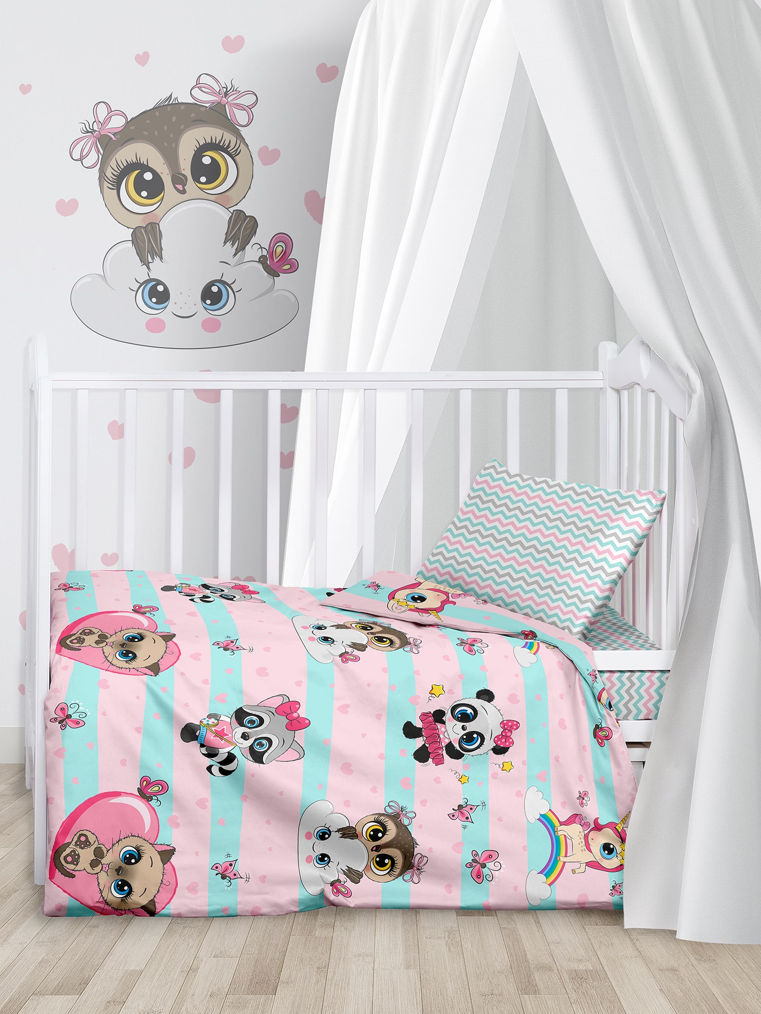 Пододеяльник Juno Малыши девочки 2