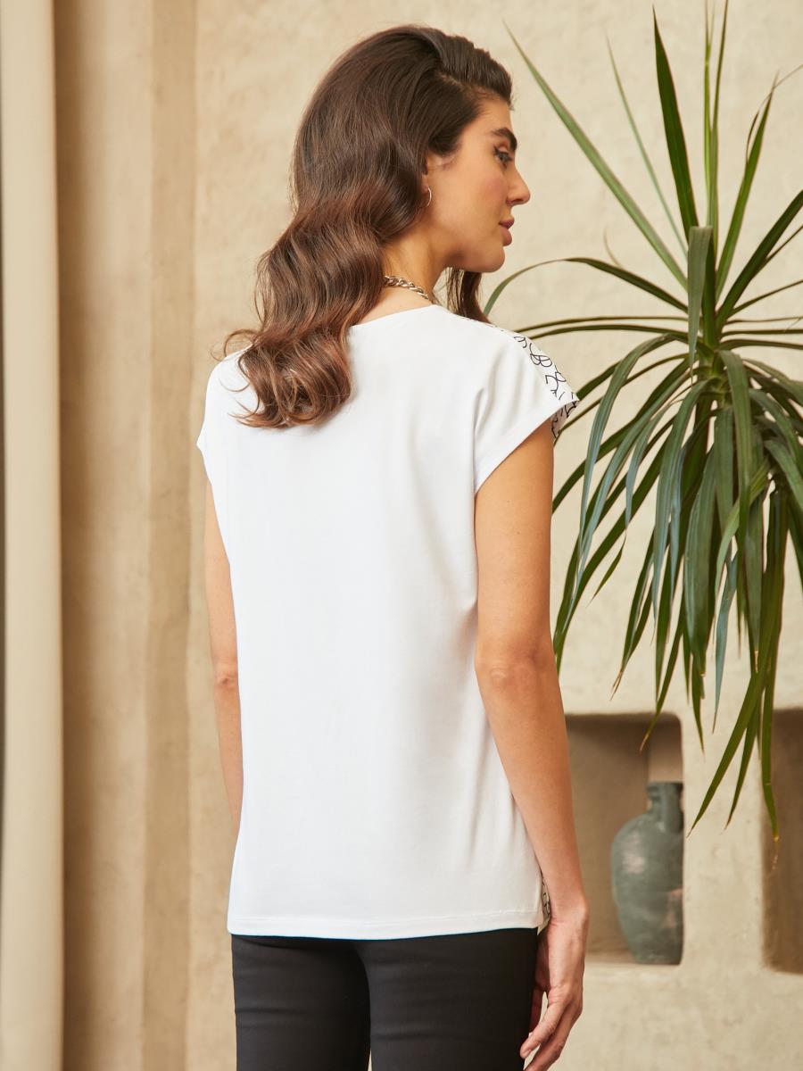 Футболка "TOUCH THE SUMMER", белый, BeGood 2