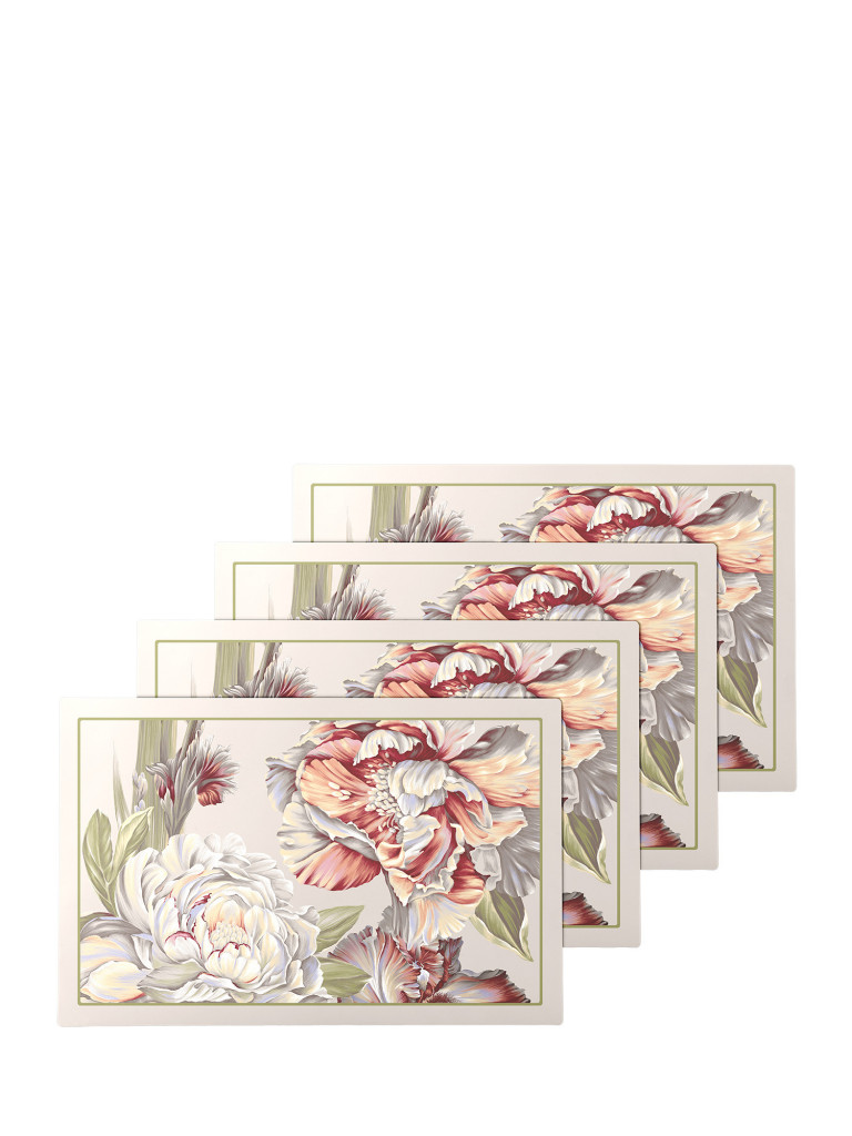 Комплект сервировочных салфеток (плейсматов) "Душистый пион", Mia Cara 3
