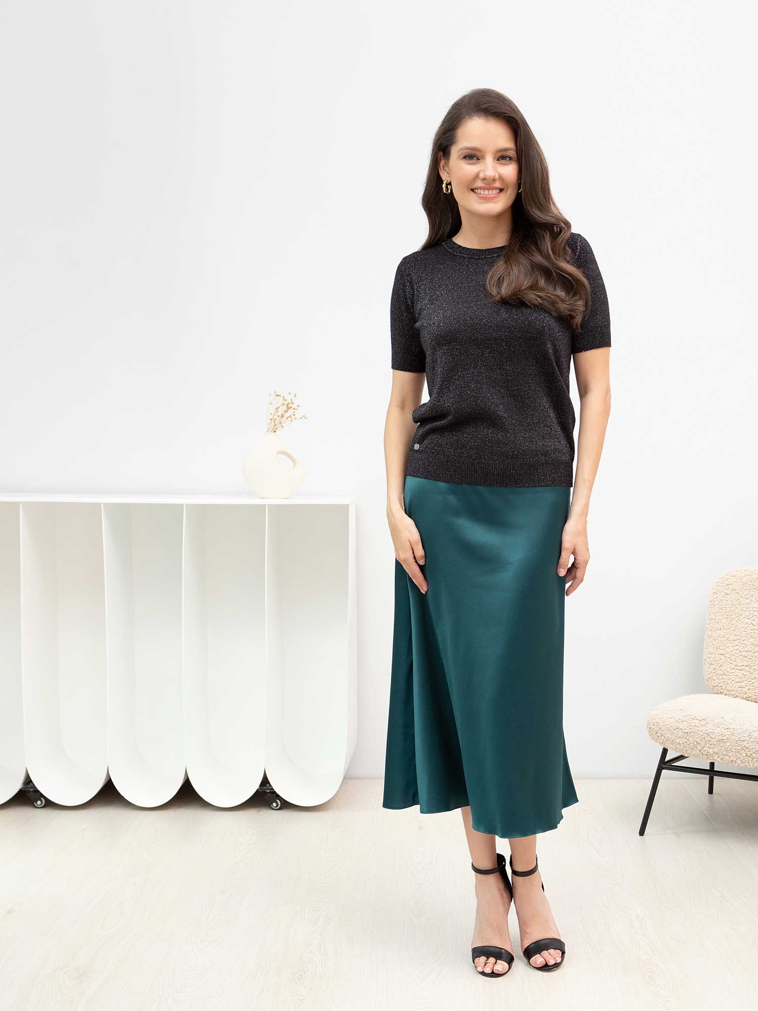 Джемпер "Diamond Shine", черный, BeGood 4