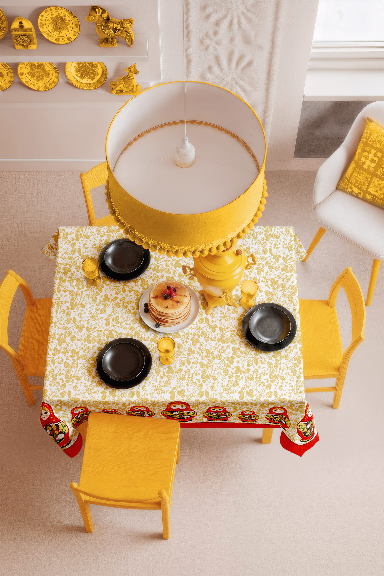 Скатерть Унисон Матрешка 2