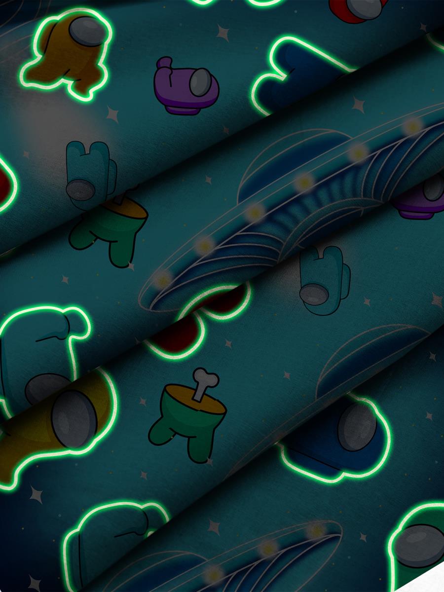 Комплект штор "Among Us" Neon, Juno 4