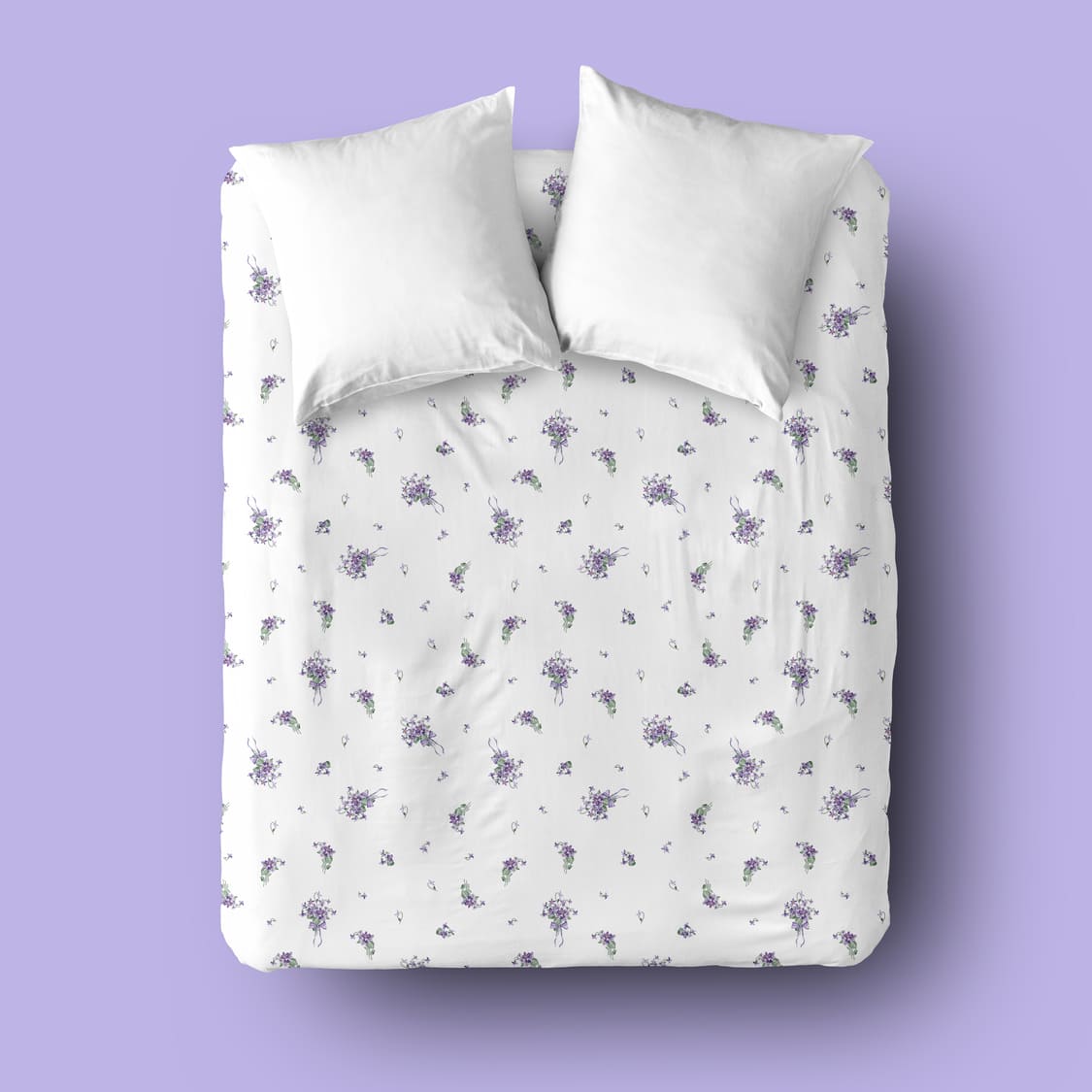 Простыня Унисон Лаванда 2