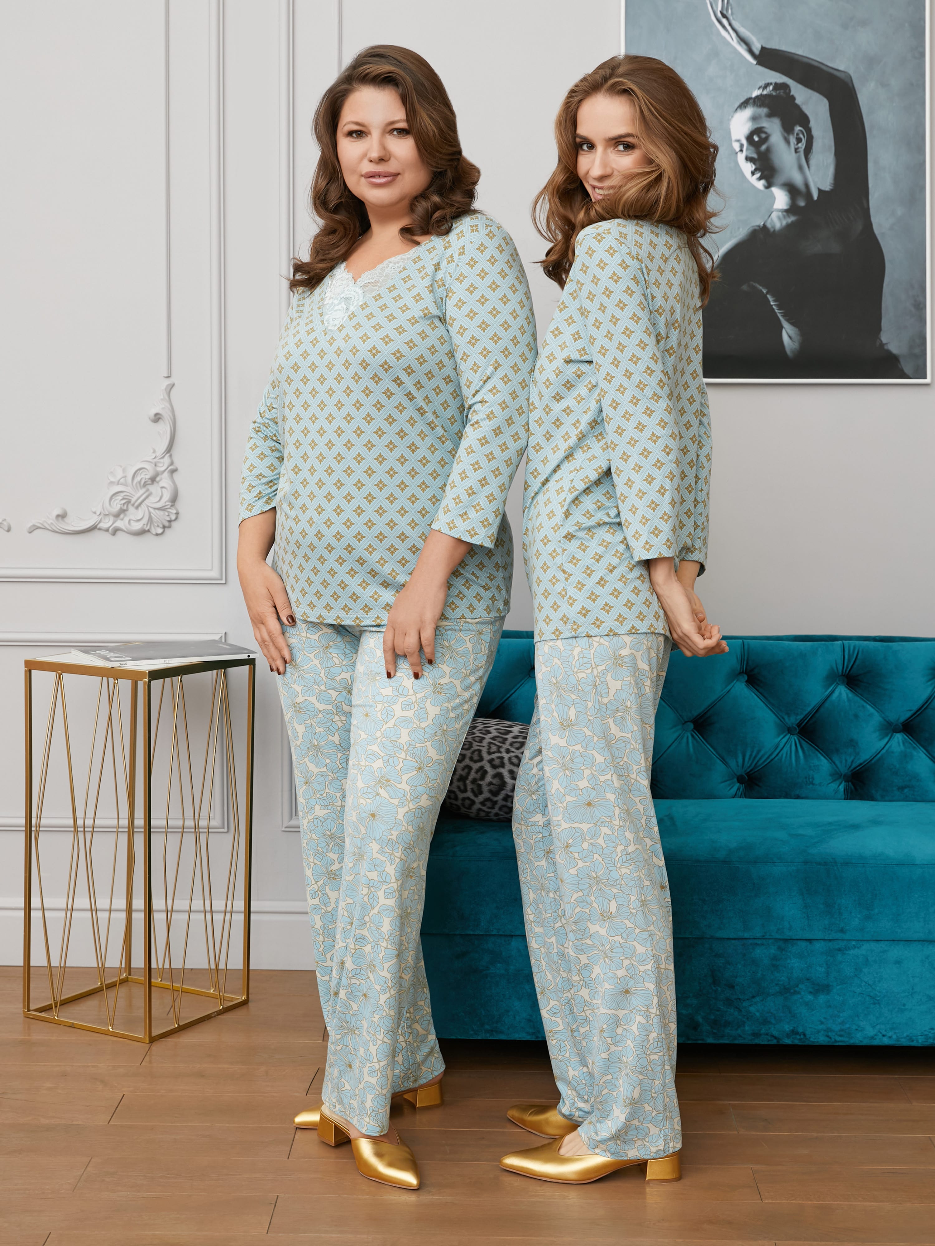 Пижама Mia Cara Цветы 2