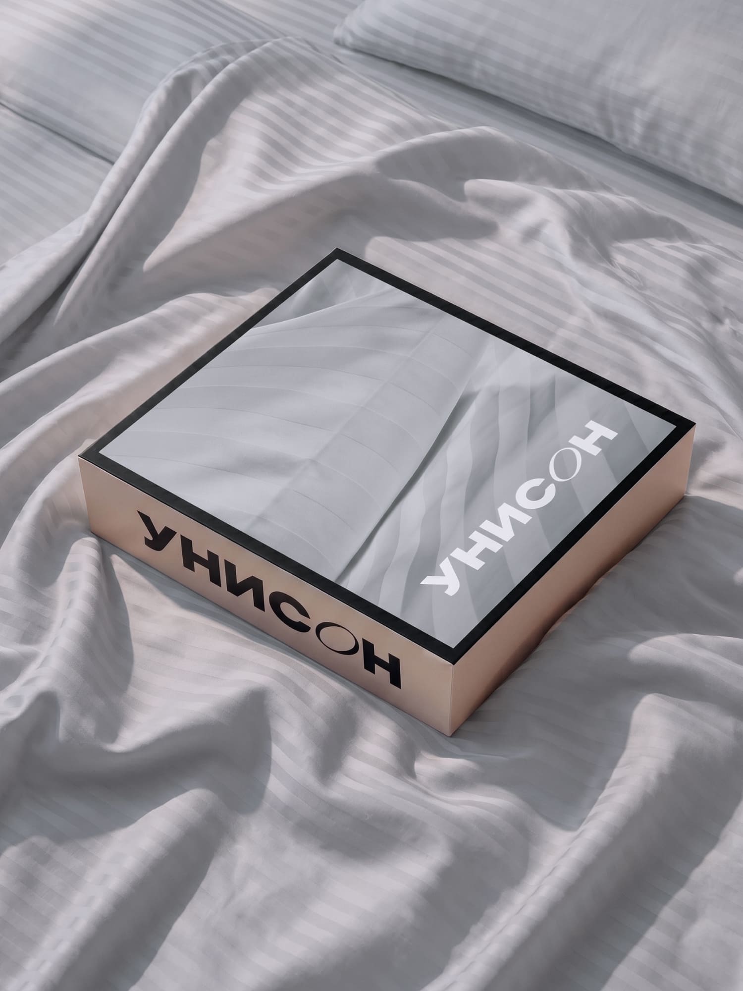 Постельное бельё, Унисон, Стальной серый 12