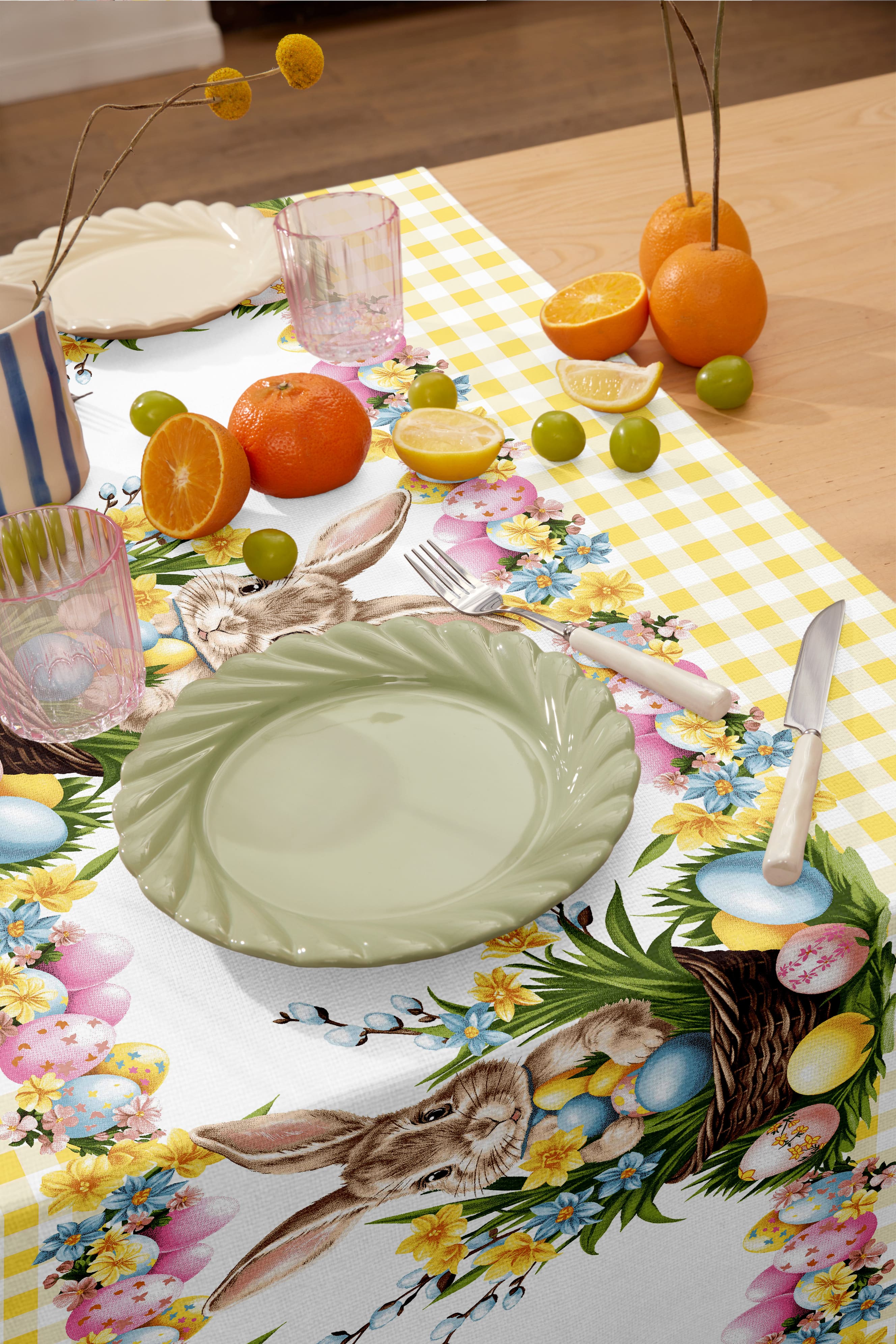 Скатерть-дорожка Унисон Пасхальный кролик 4