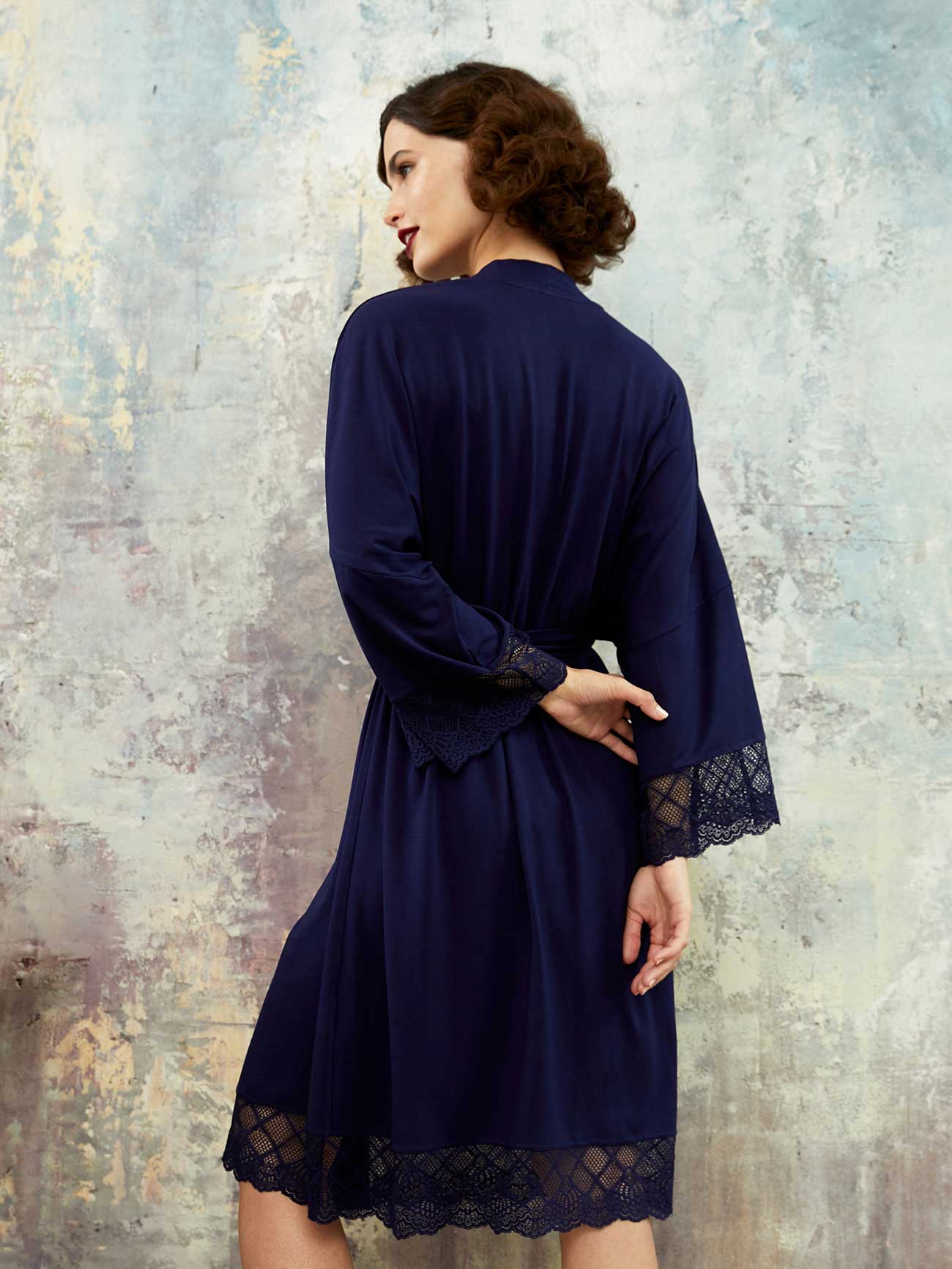 Халат Gretta Синий, Mia Cara 2