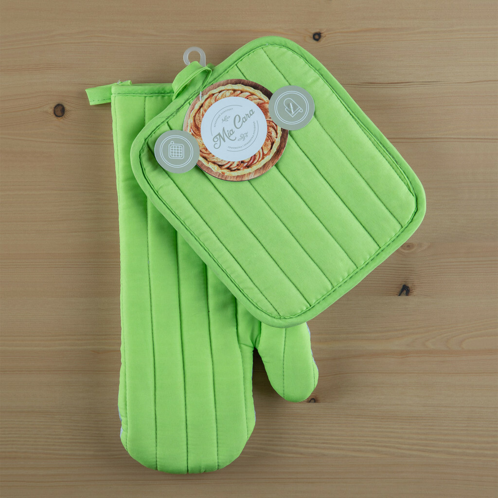 Кухонный набор (прихватка + прихватка-рукавица), Mia Cara 1