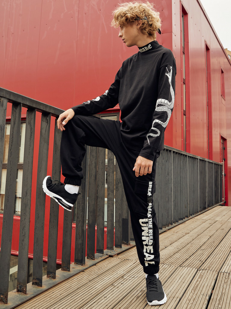 Водолазка "Break the Rules", черный, Crazy Getup 3