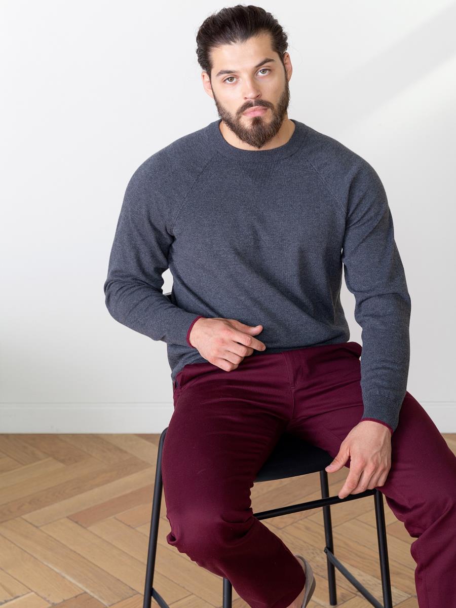 Джемпер  Темно-серый меланж, BeGood 0