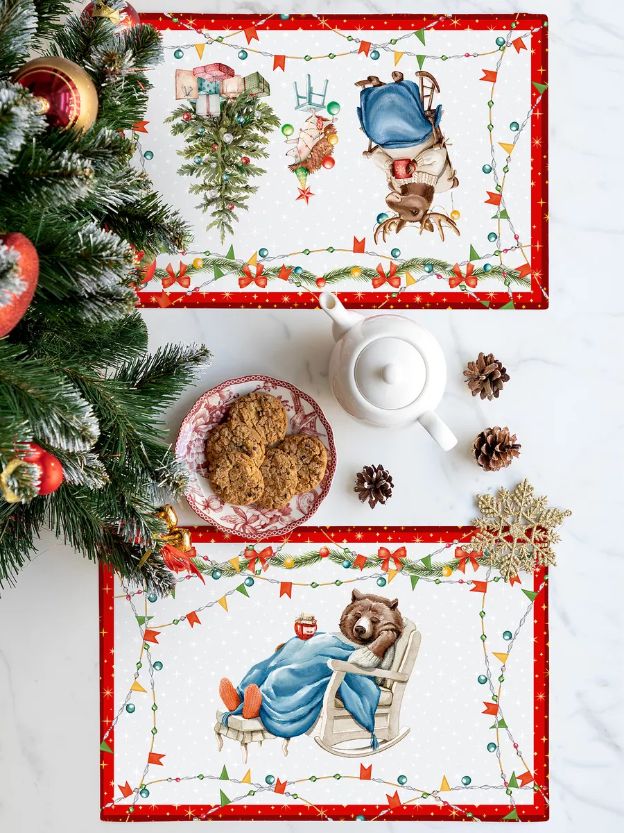 Комплект плейсматов Mia Cara Лесные друзья 2