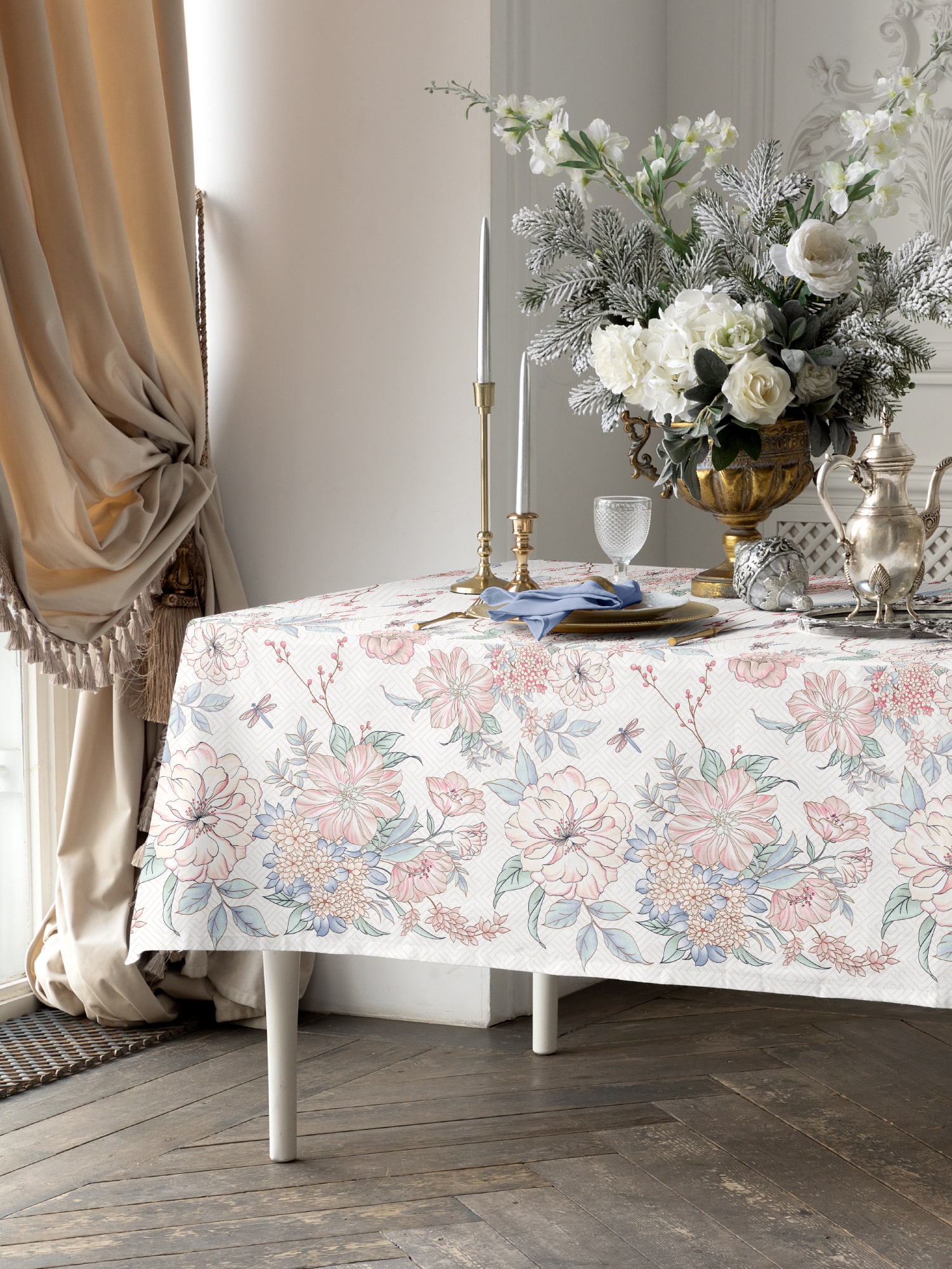 Скатерть рогожка "Барбара", Mia Cara 1