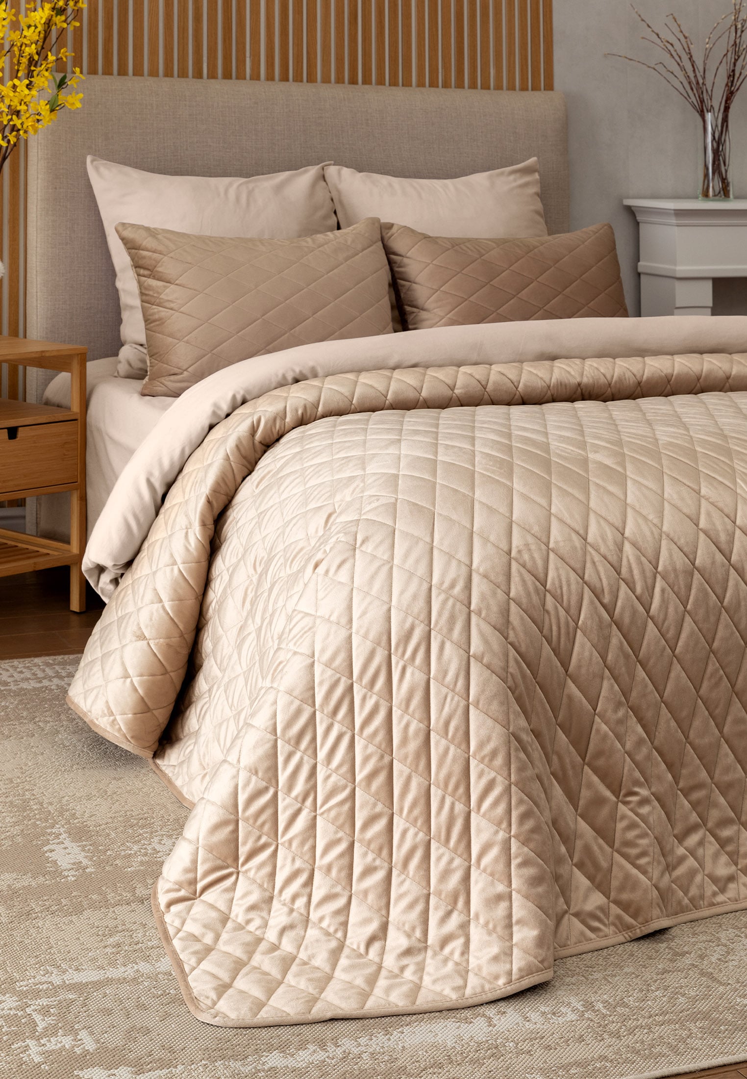 Покрывало Унисон Gold beige 1