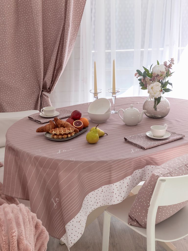 ≡ Размеры скатерти на стол: какие бывают - Как подобрать скатерть по размеру стола — ProvenceShop